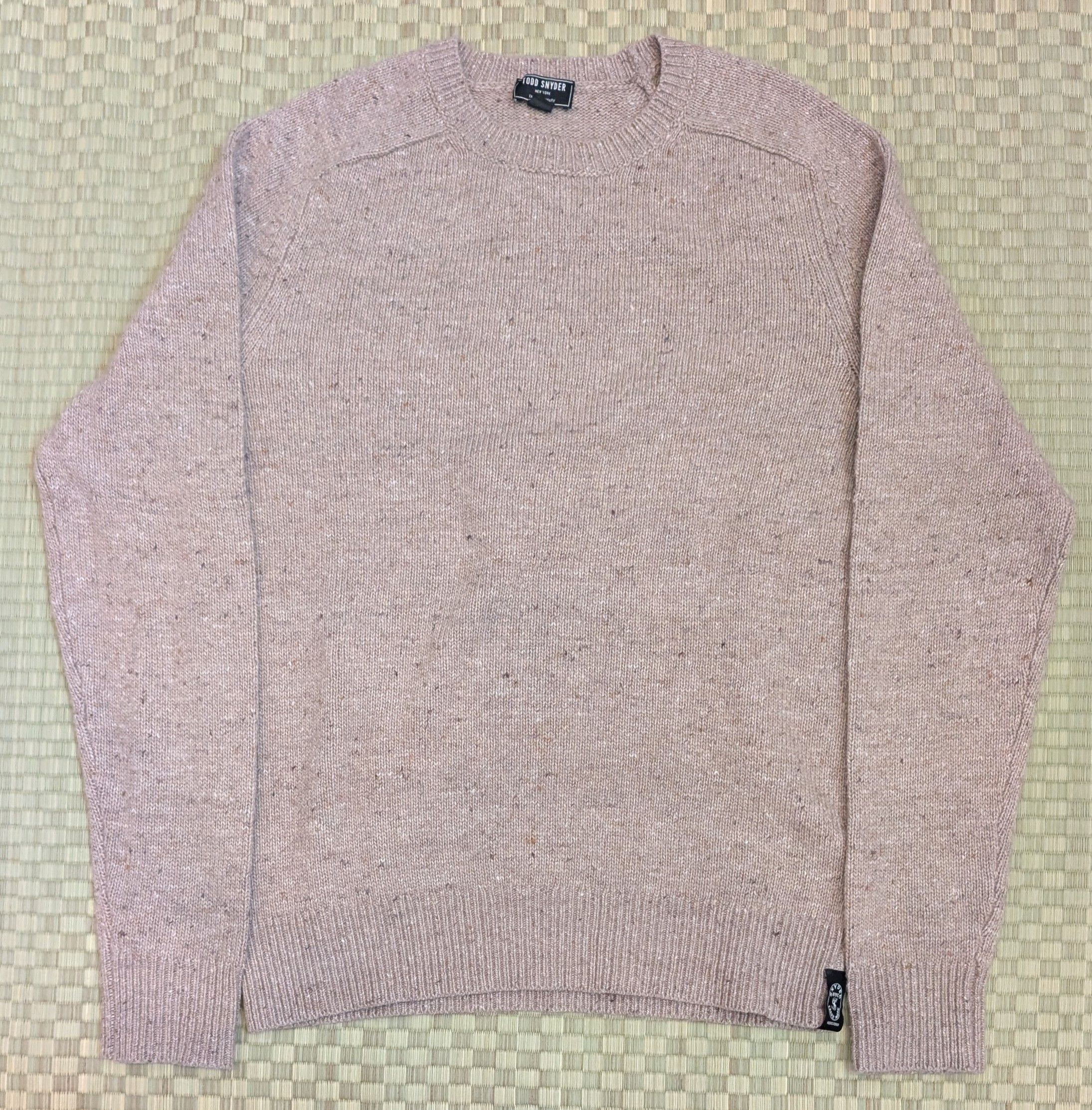 Todd Snyder Donegal Wool Blend Sweater Oatmeal Men's Size XS