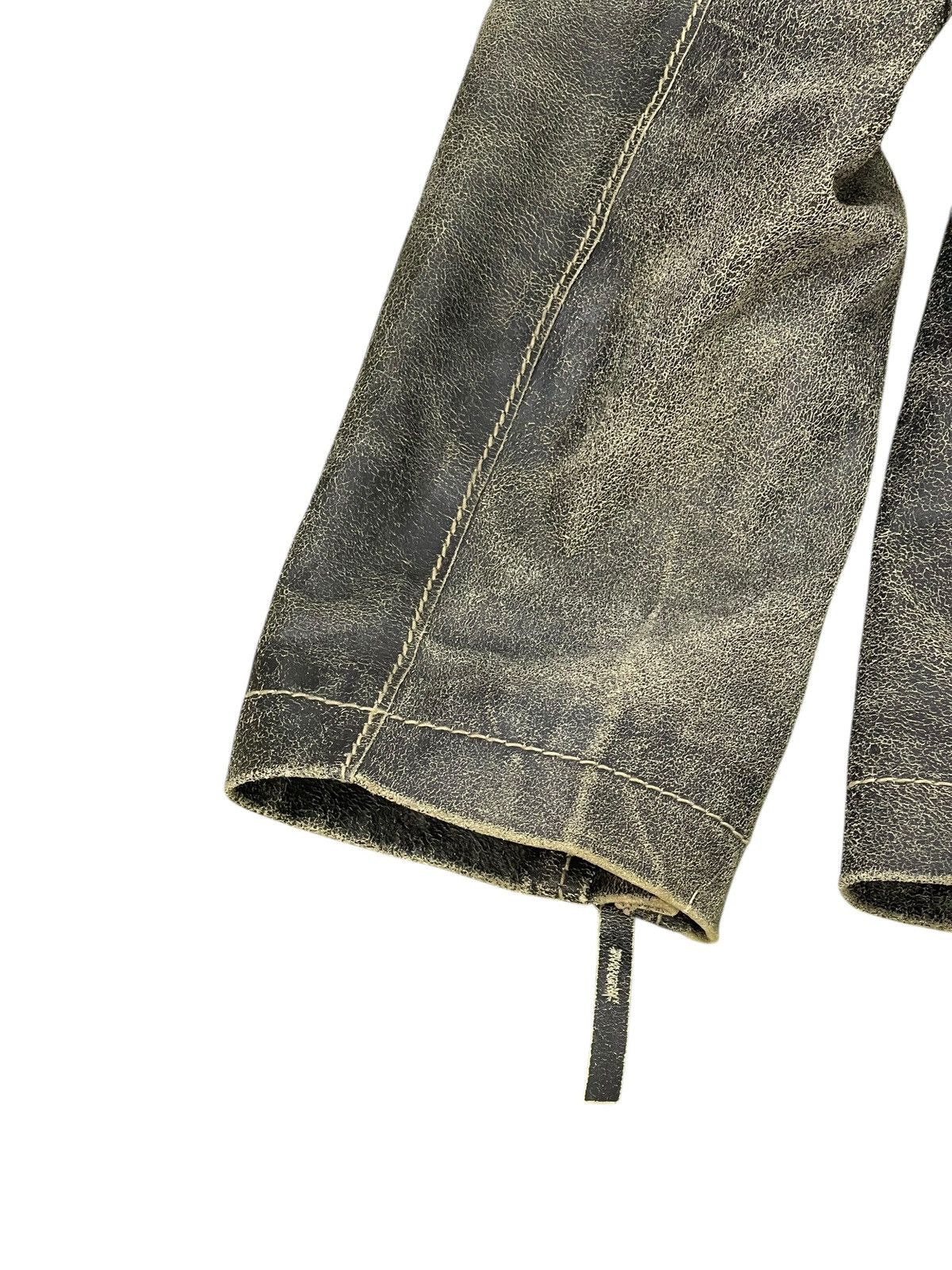 Japanese Brand Blistered Leather Jacket Admix Japan Cowhide Slim 7🟩0 Size US M / EU 48-50 / 2 - 7 Thumbnail