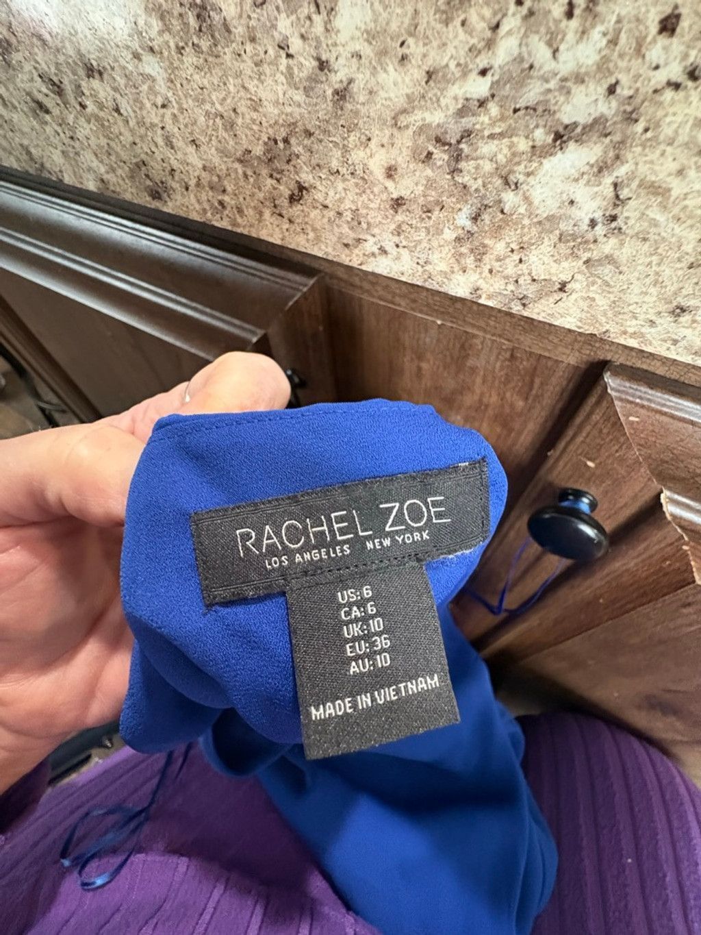 Rachel Zoe Women's RACHEL ZOE Blue Sleeveless Mini Dress Size 6 Size M / US 6-8 / IT 42-44 - 4 Thumbnail