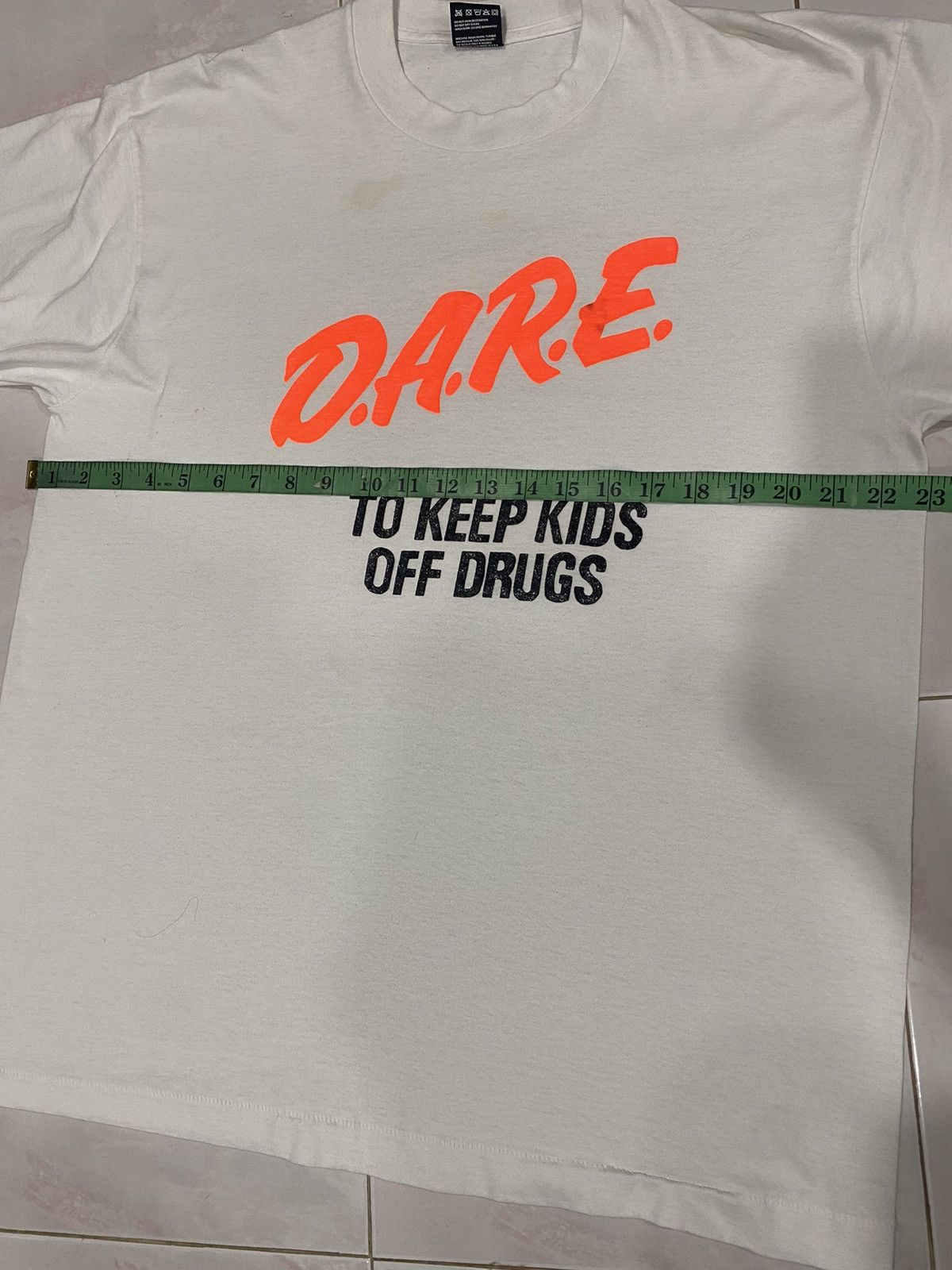 D.A.R.E × Vintage Vintage 90s D.A.R.E Size US XL / EU 56 / 4 - 11 Thumbnail