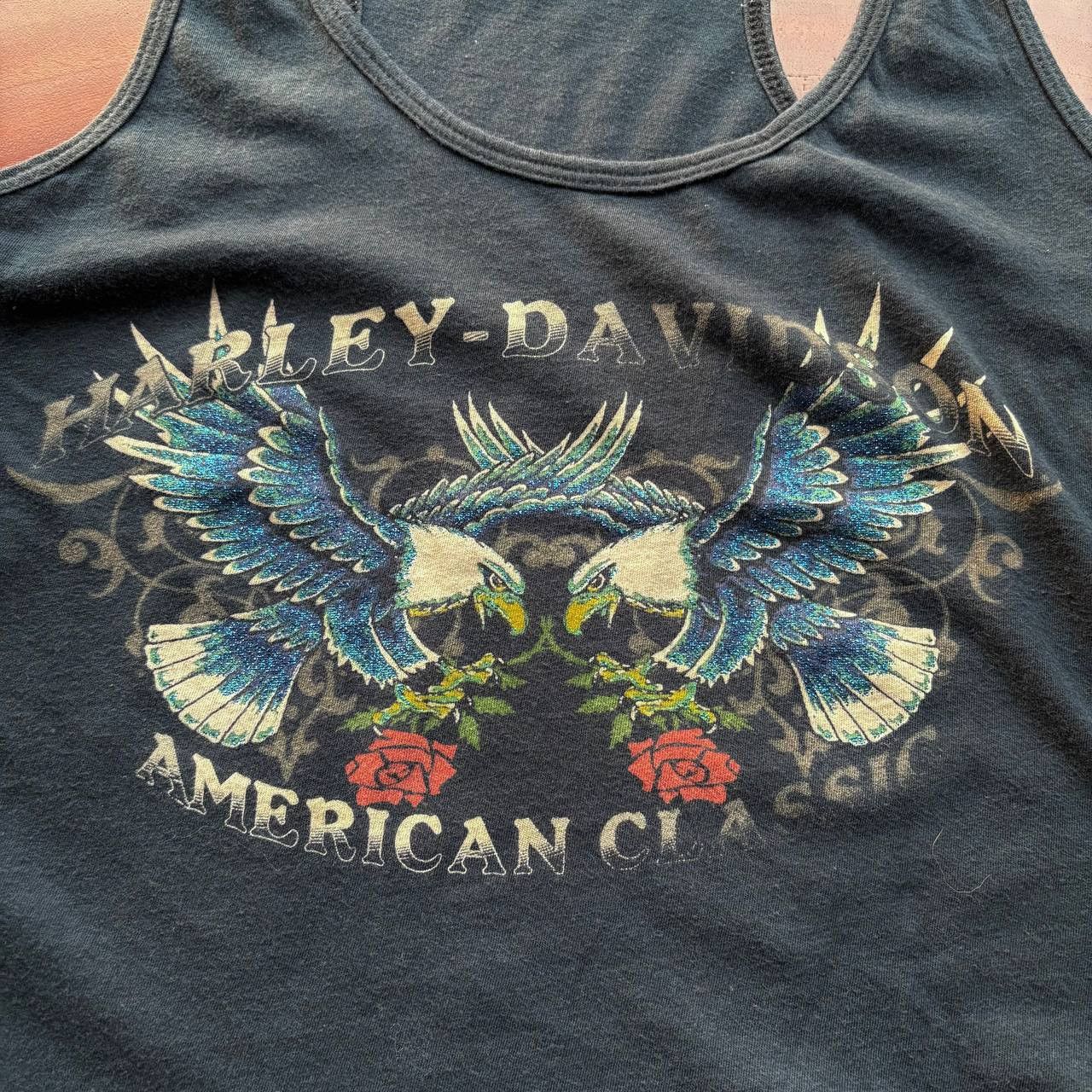 Harley Davidson Y2K Harley Davidson Eagle Logo Overseas Tour Tank Top Size US XS / EU 42 / 0 - 3 Thumbnail