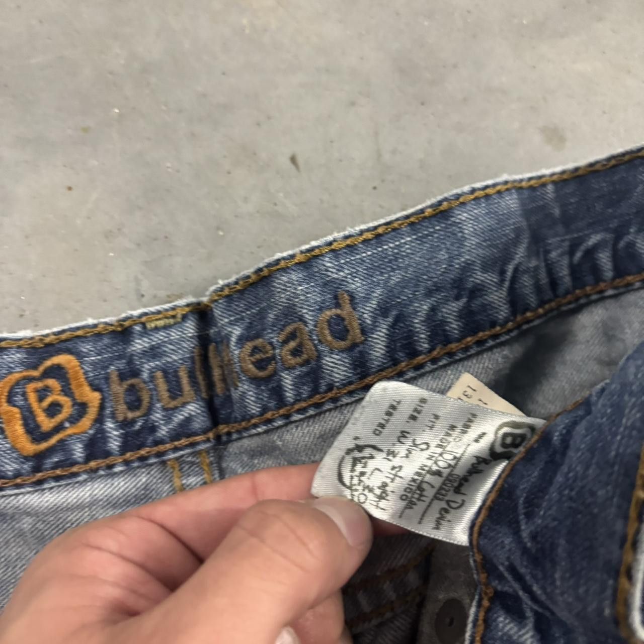 Vintage Crazy Vintage Y2K/2000s Grunge Faded Distressed Denim Jeans! 31x30 Size US 31 - 8 Thumbnail