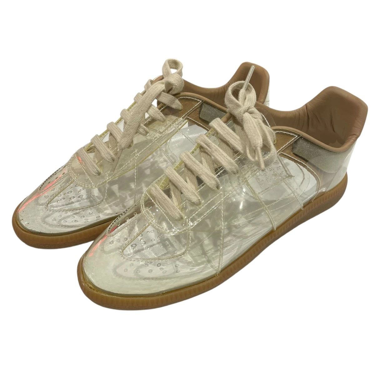 Maison Margiela Maison Margiela German Trainer Low-Cut Sneakers Clear 37.5 Size US 5 / EU 37 - 1 Thumbnail
