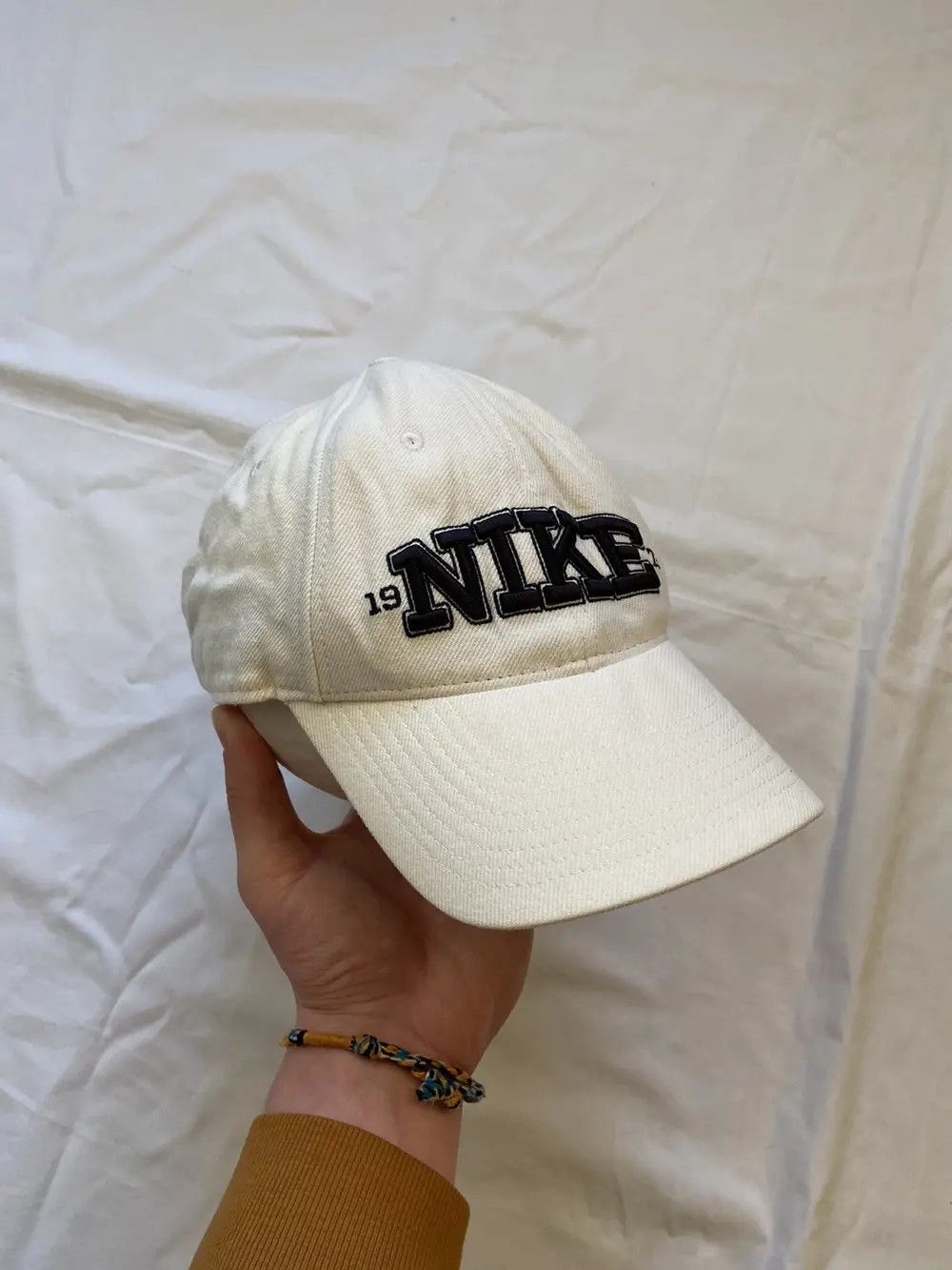 Nike 🦍VINTAGE 90’S Y2K 1972 NIKE BIG LOGO DRILL CAP HAT SWOOSH Size ONE SIZE - 1 Thumbnail