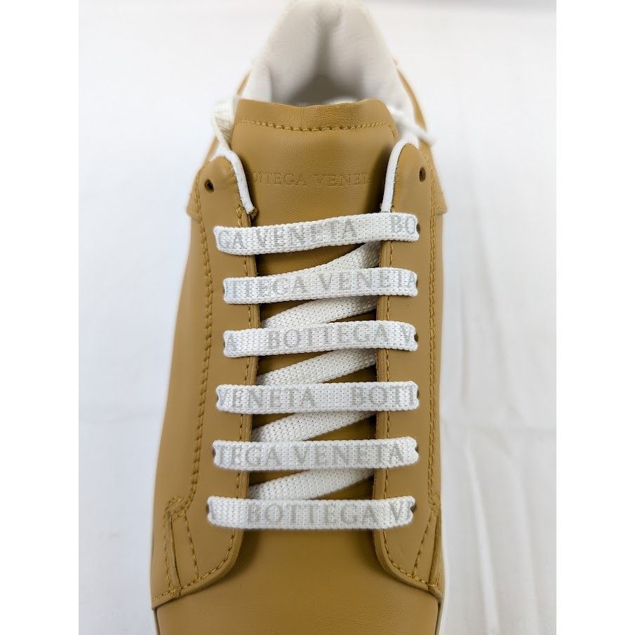 Bottega Veneta o1rshd1 Bolt Calf Sneaker Pelle S.GOMM in Butterscotch Size US 7 / EU 40 - 7 Thumbnail