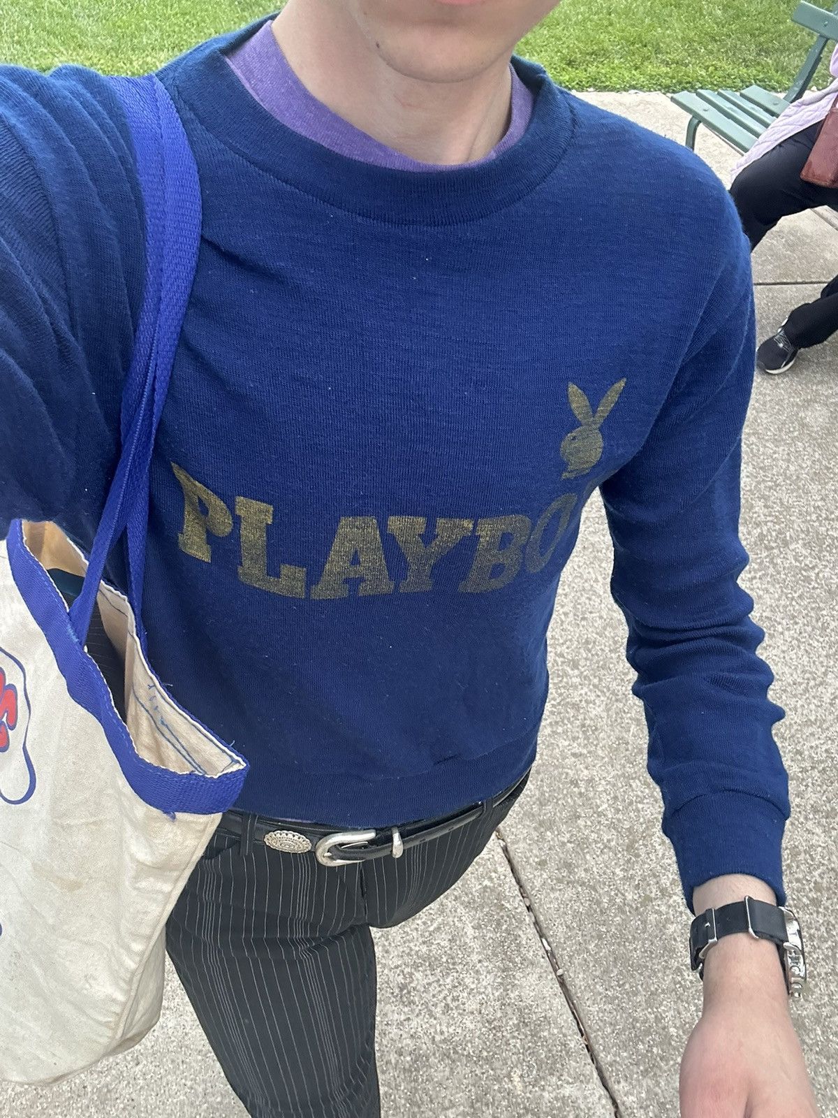 Playboy × Vintage 1960s knit Playboy Sweater Size US S / EU 44-46 / 1 - 5 Thumbnail