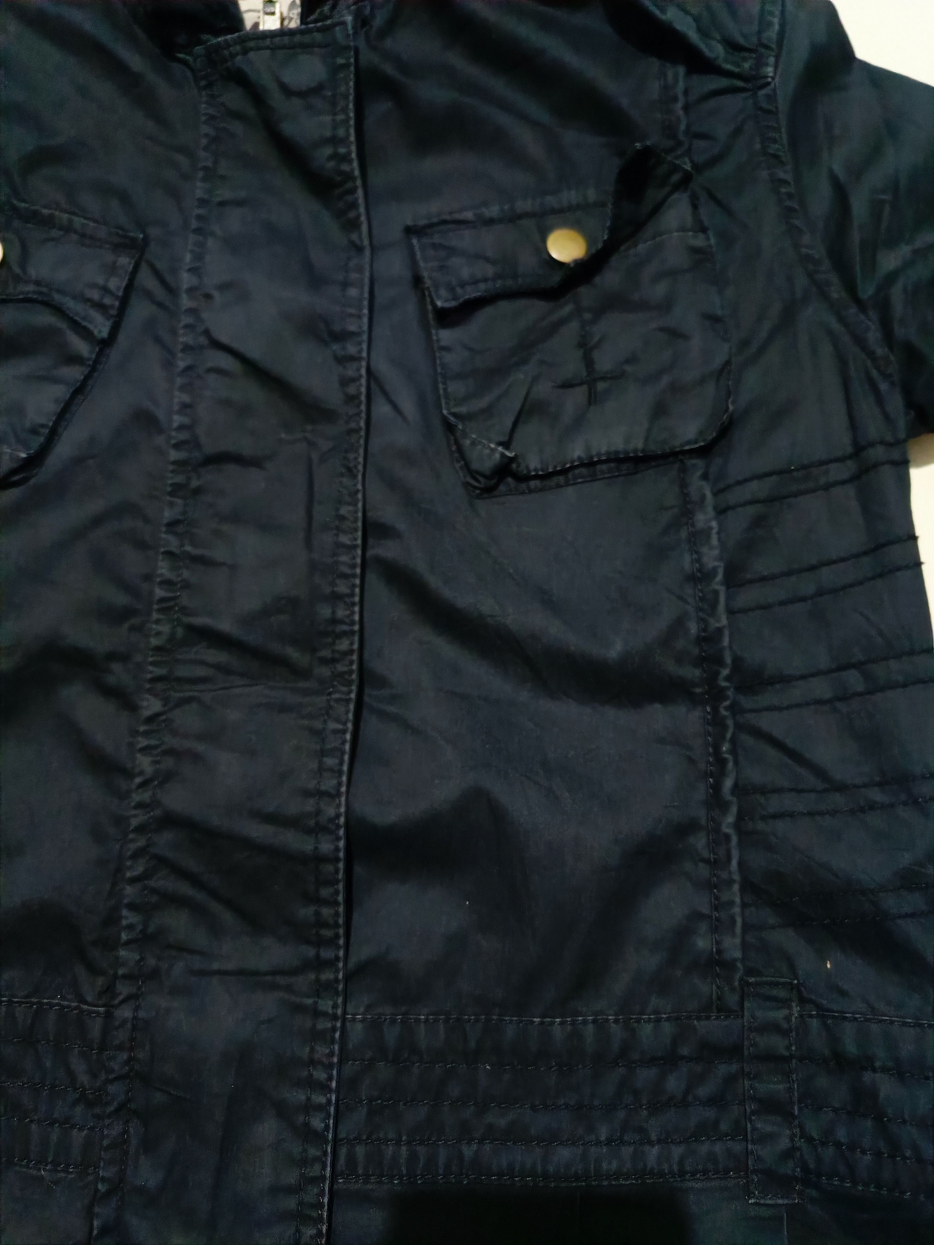 Le Grande Bleu (L.G.B.) 2000s ANNA KERRY- Cyber Bono Double Zip Jacket Size 4XL / US 24-26 - 4 Thumbnail