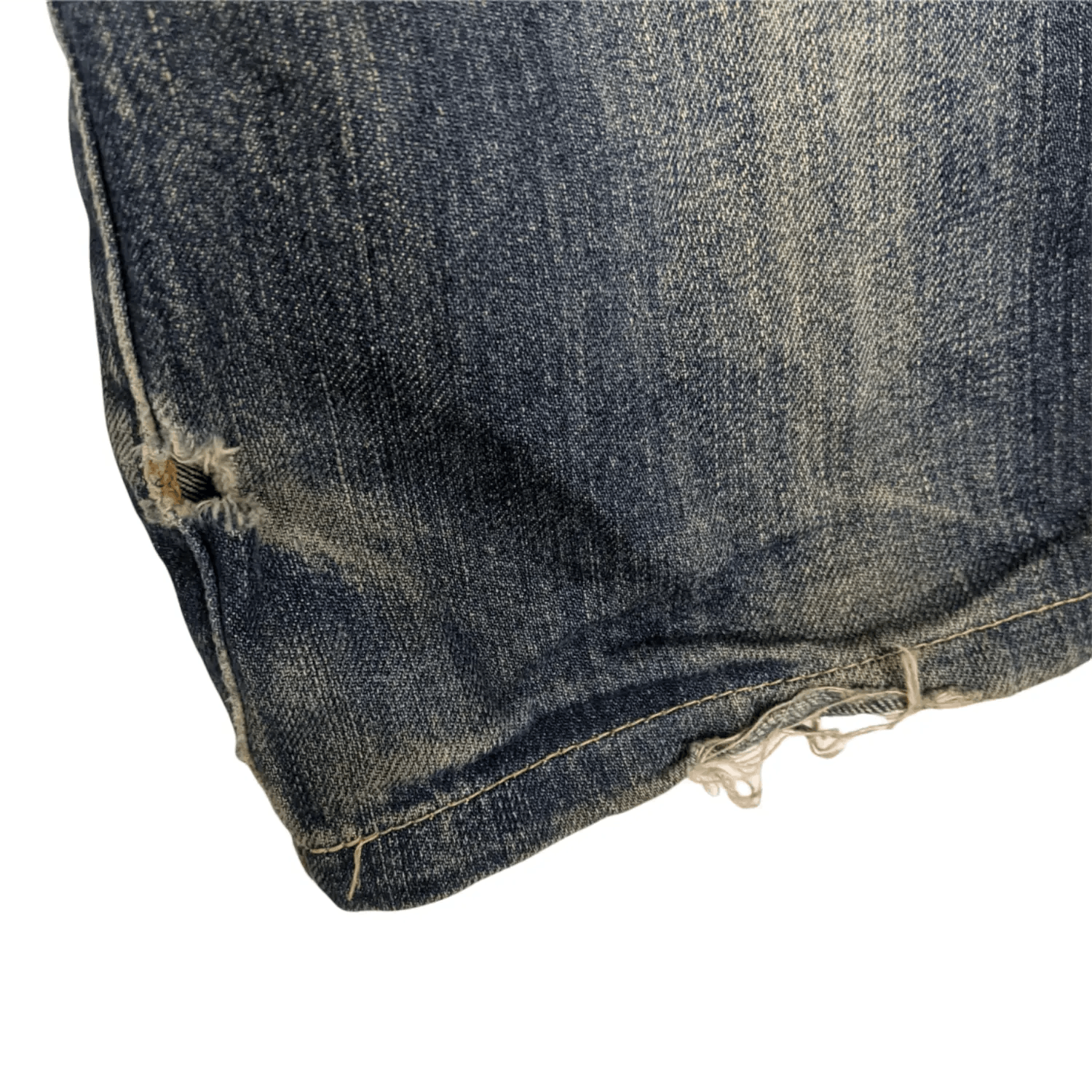 Uniqlo Vintage 2000's UNIQLO Japan Distressed Denim Jeans Pant Size US 30 / EU 46 - 14 Thumbnail