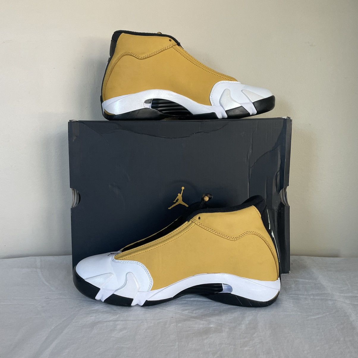 Jordan Brand × Nike Nike Air Jordan 14 Retro Light Ginger Mens US Size 10 Size US 10 / EU 43 - 2 Thumbnail
