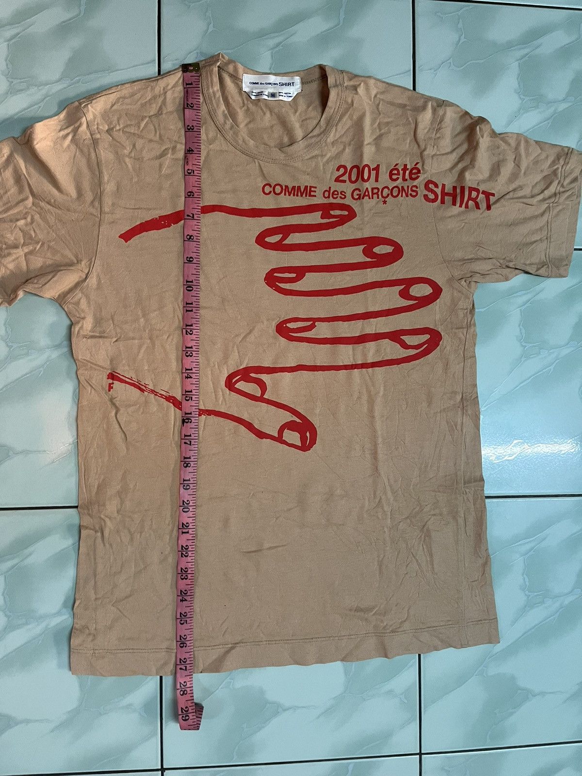Comme des Garcons × Hypebeast COMME des GARCONS 2001 ete Big Hand Print T shirt Size US M / EU 48-50 / 2 - 4 Thumbnail
