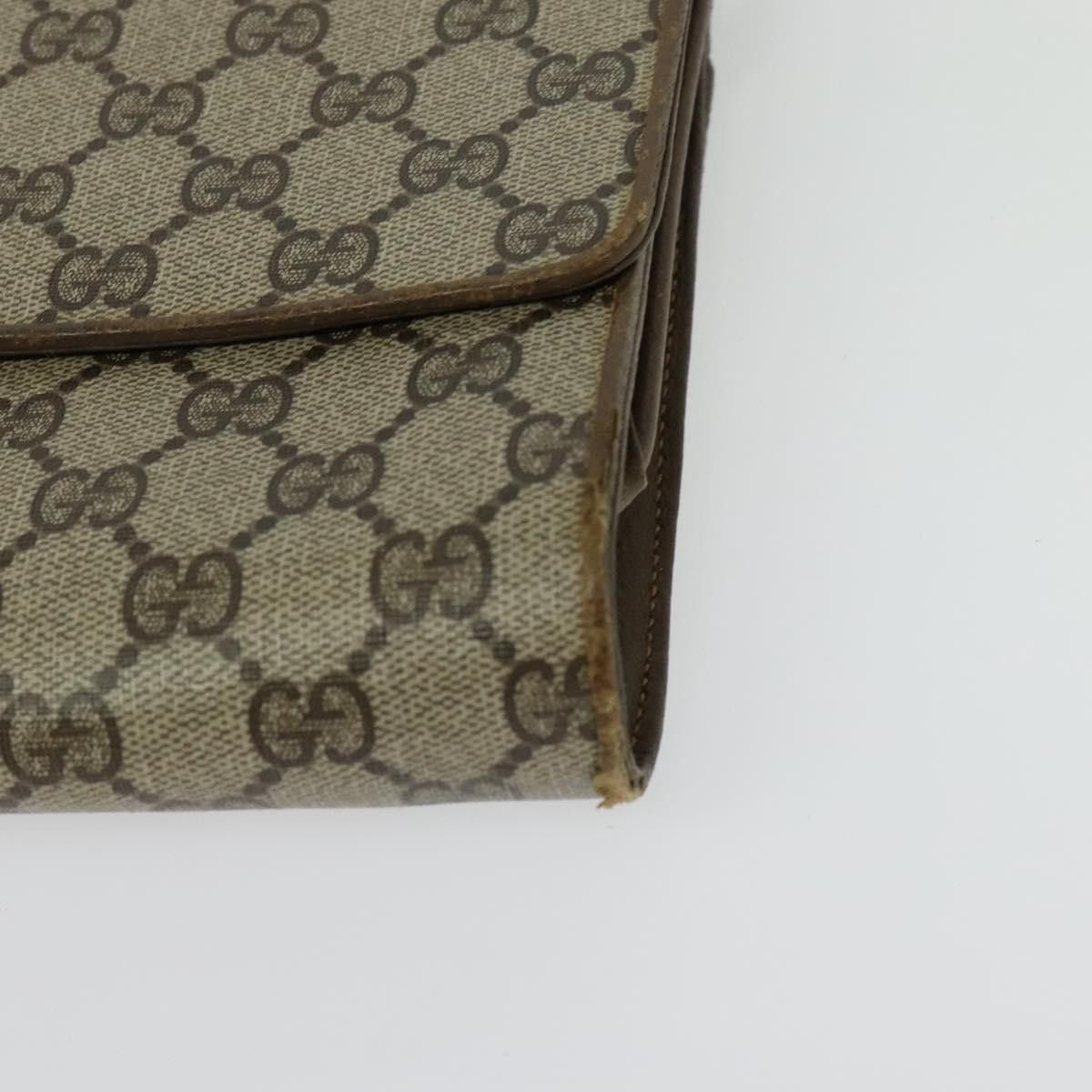 Gucci GUCCI GG Supreme Shoulder Bag Pvc Beige Gold 94 02 050 Size ONE SIZE - 11 Thumbnail