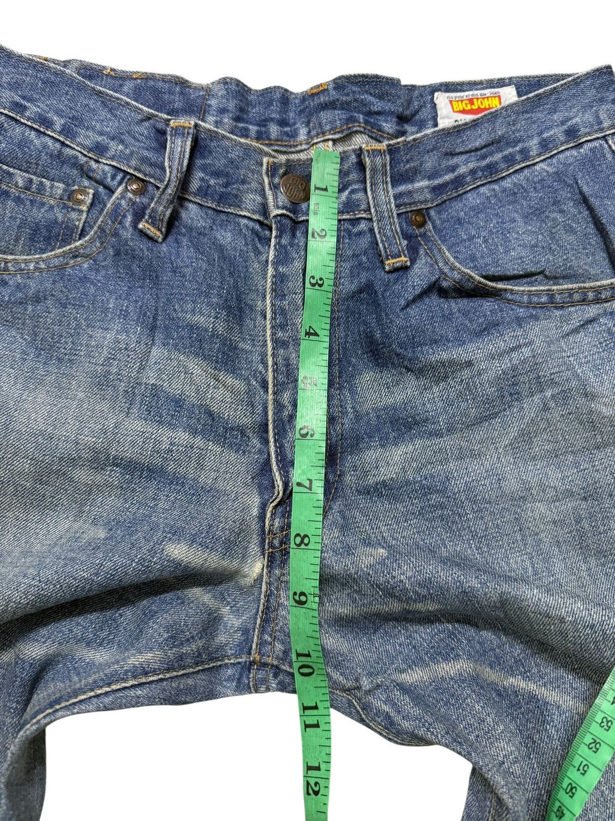 Big John Vintage 80s Big John Flared Stacked Distressed Denim Size US 28 / EU 44 - 9 Thumbnail