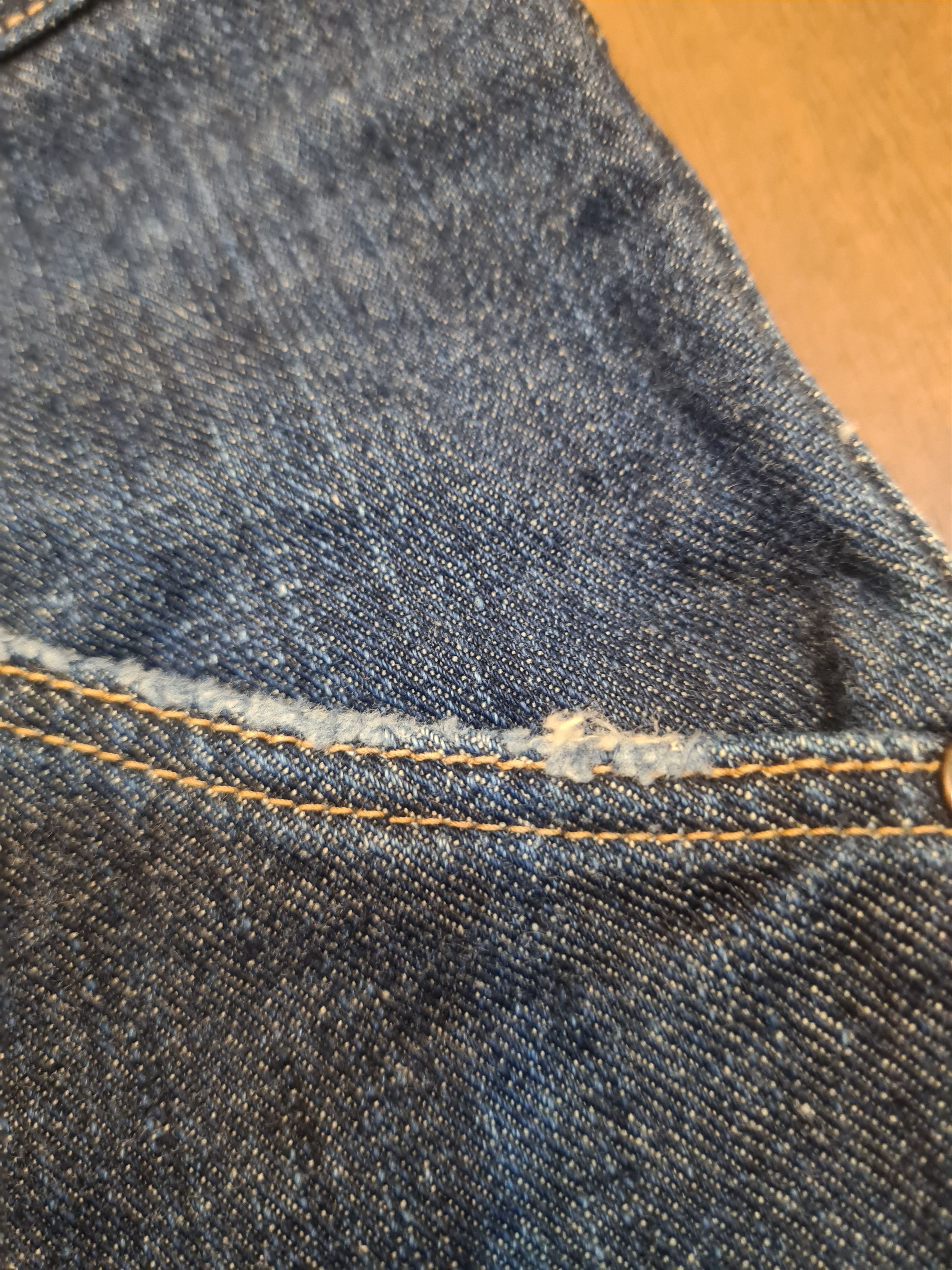 Vintage × Wrangler Vintage wrangler blue bell selvedge denim Size US 35 - 7 Thumbnail