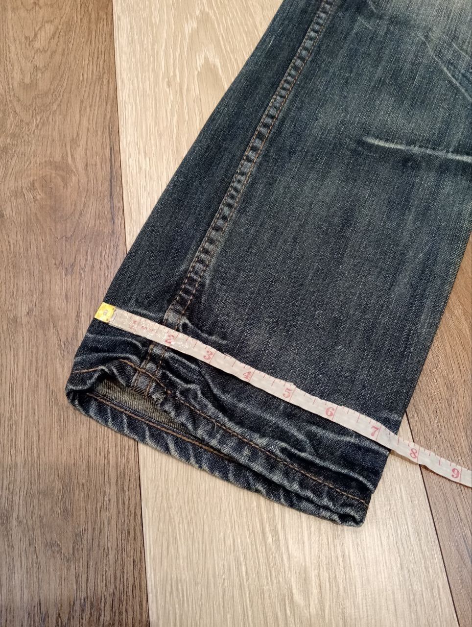 If Six Was Nine JAPANESE EDGE RUPERT BLUE WASHED DENIM PANTS Size US 33 - 15 Thumbnail