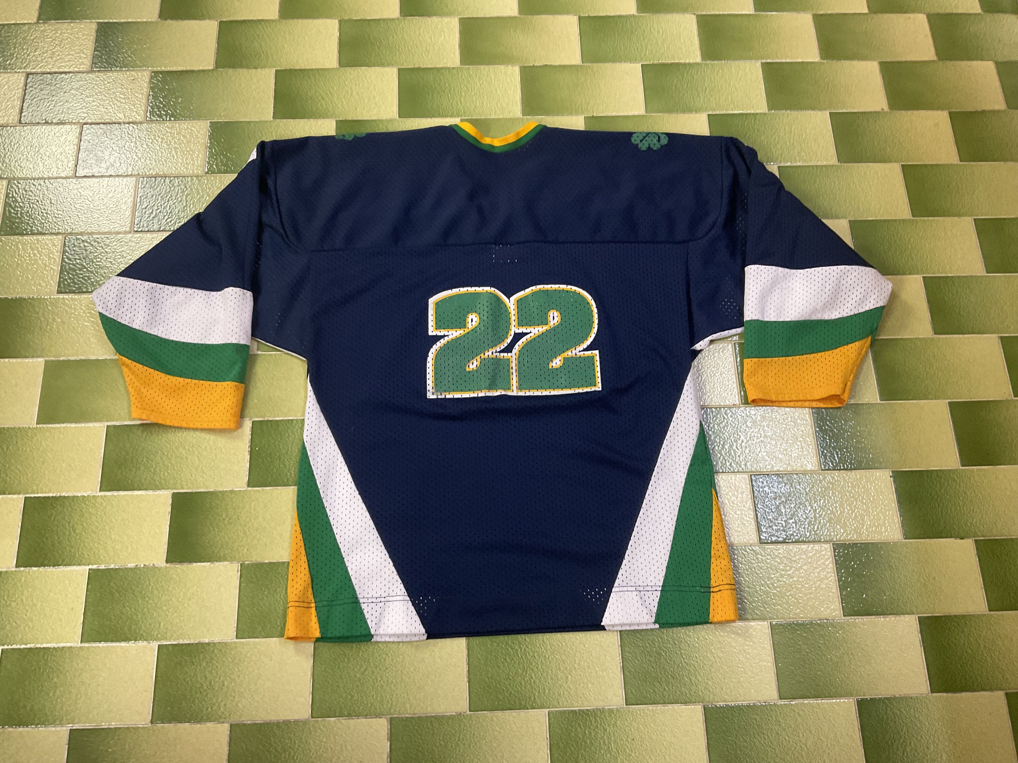 NCAA Irish Rovers #22 Hockey Jersey Notre Dame Fighting Irish Size US L / EU 52-54 / 3 - 2 Thumbnail