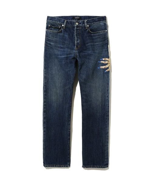 image of Undercover 2023 Aw "komische" Hand Denim Pants in Indigo, Men's (Size 30)