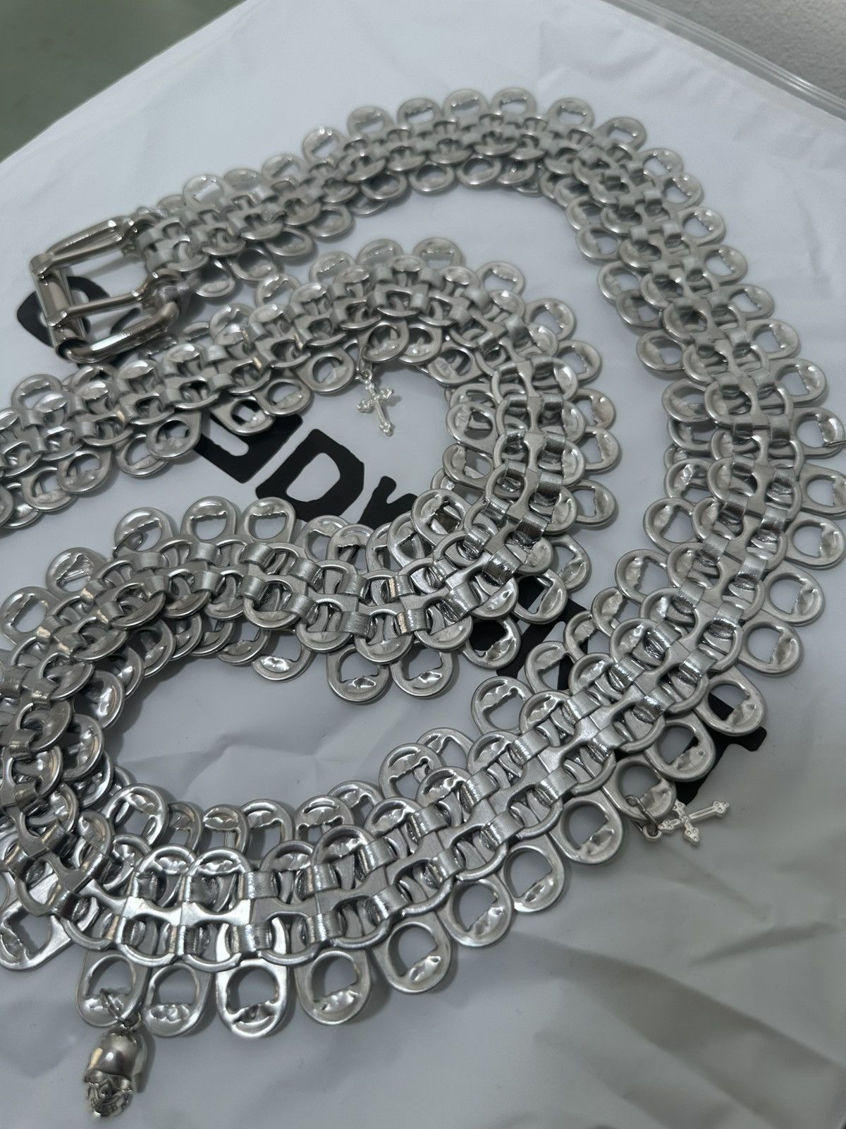 Greedy Unit GREEDY UNIT SILVER BOTTLE CAP BELT V1 Size ONE SIZE - 1 Thumbnail