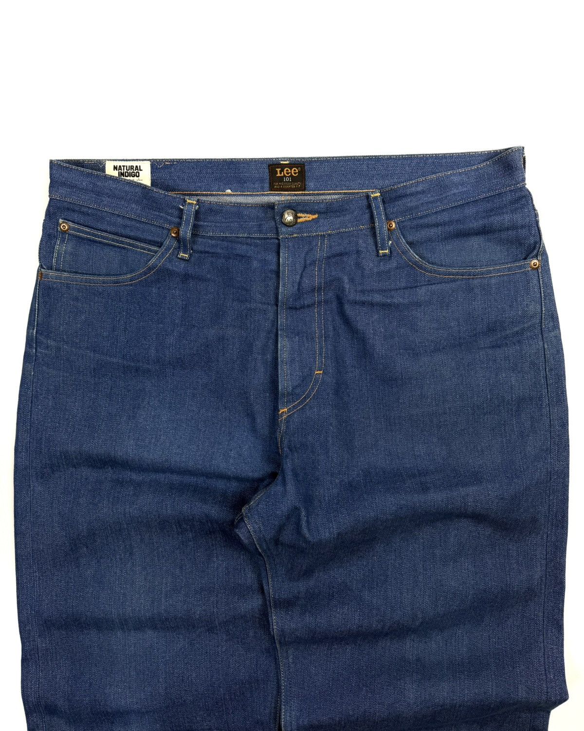 Lee Lee 101 Natural Indigo Jeans Japanese Selvedge Denim Blue L Size US 34 / EU 50 - 7 Thumbnail