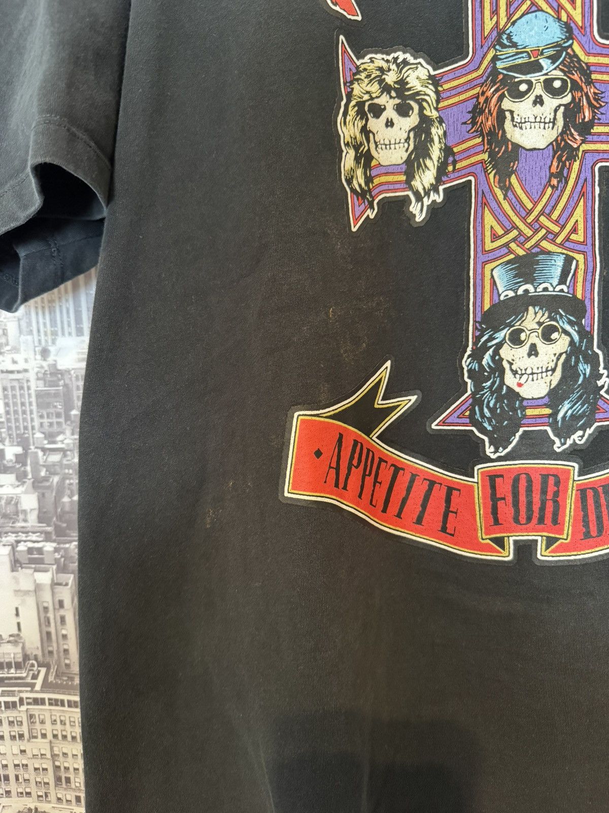 Fear of God 🔥Fear of God Collection 2 Guns N Roses Boxy Tee Black SZ M Size US M / EU 48-50 / 2 - 3 Thumbnail