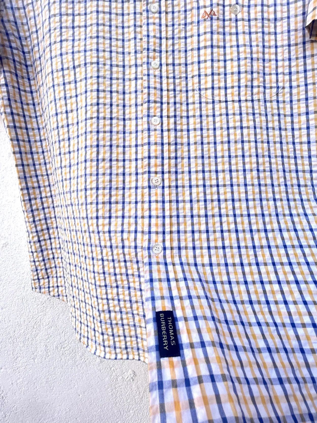 Burberry 🔥 TB Burberry London Cotton shirt plaid size xl Size US XL / EU 56 / 4 - 7 Thumbnail