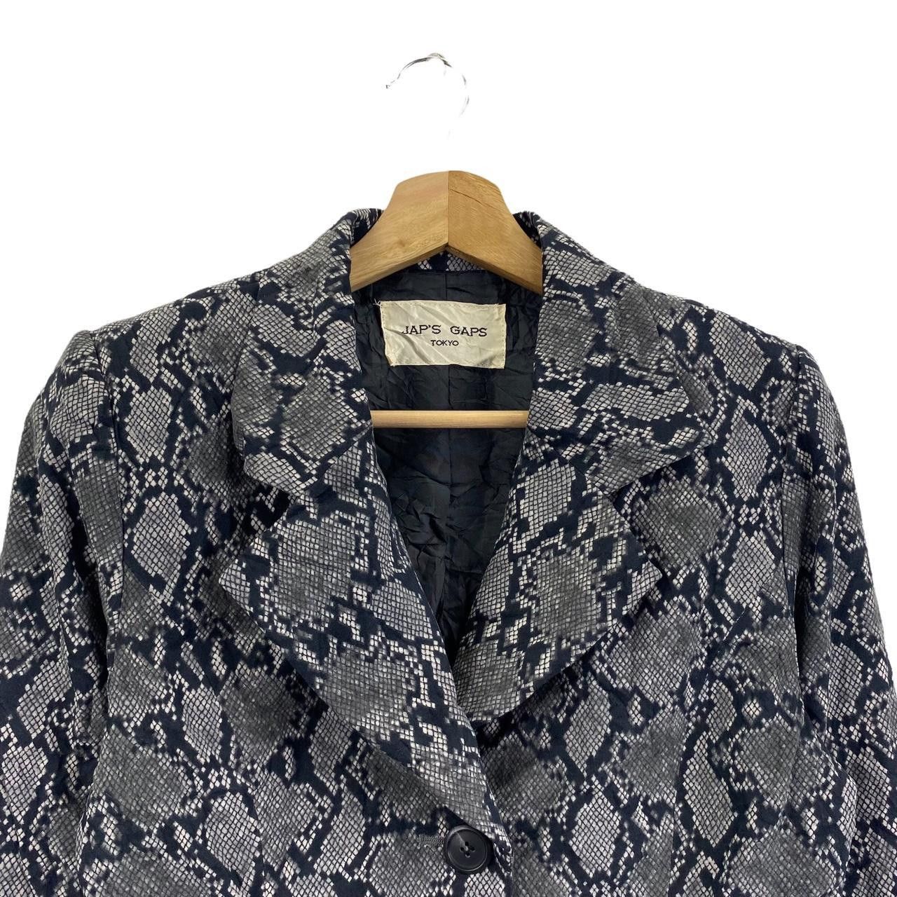 Gap Vtg 90’ JAPS GAPS TOKYO Designer Snake Print Coat Jacket Size S / US 4 / IT 40 - 3 Thumbnail