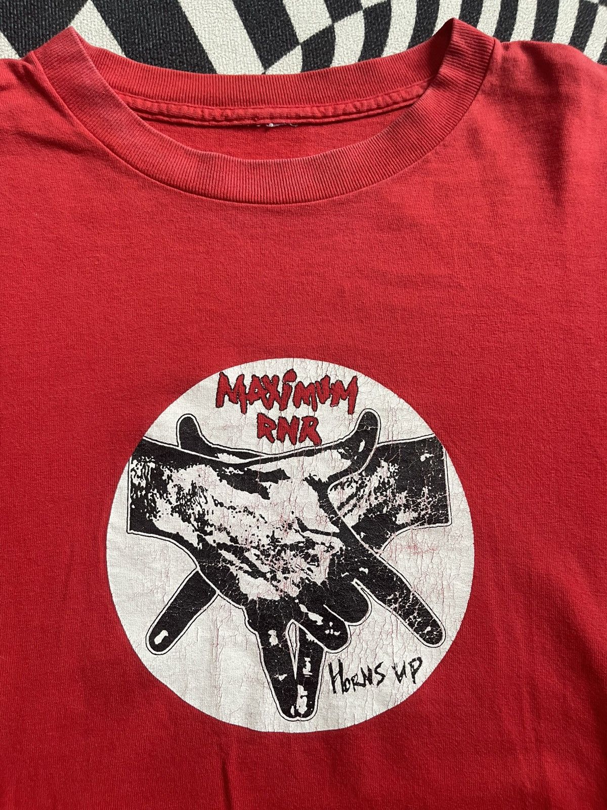 Band Tees Vintage Maximum RNR "Horns Up" Punk Rock Band Tee Size US XL / EU 56 / 4 - 3 Thumbnail