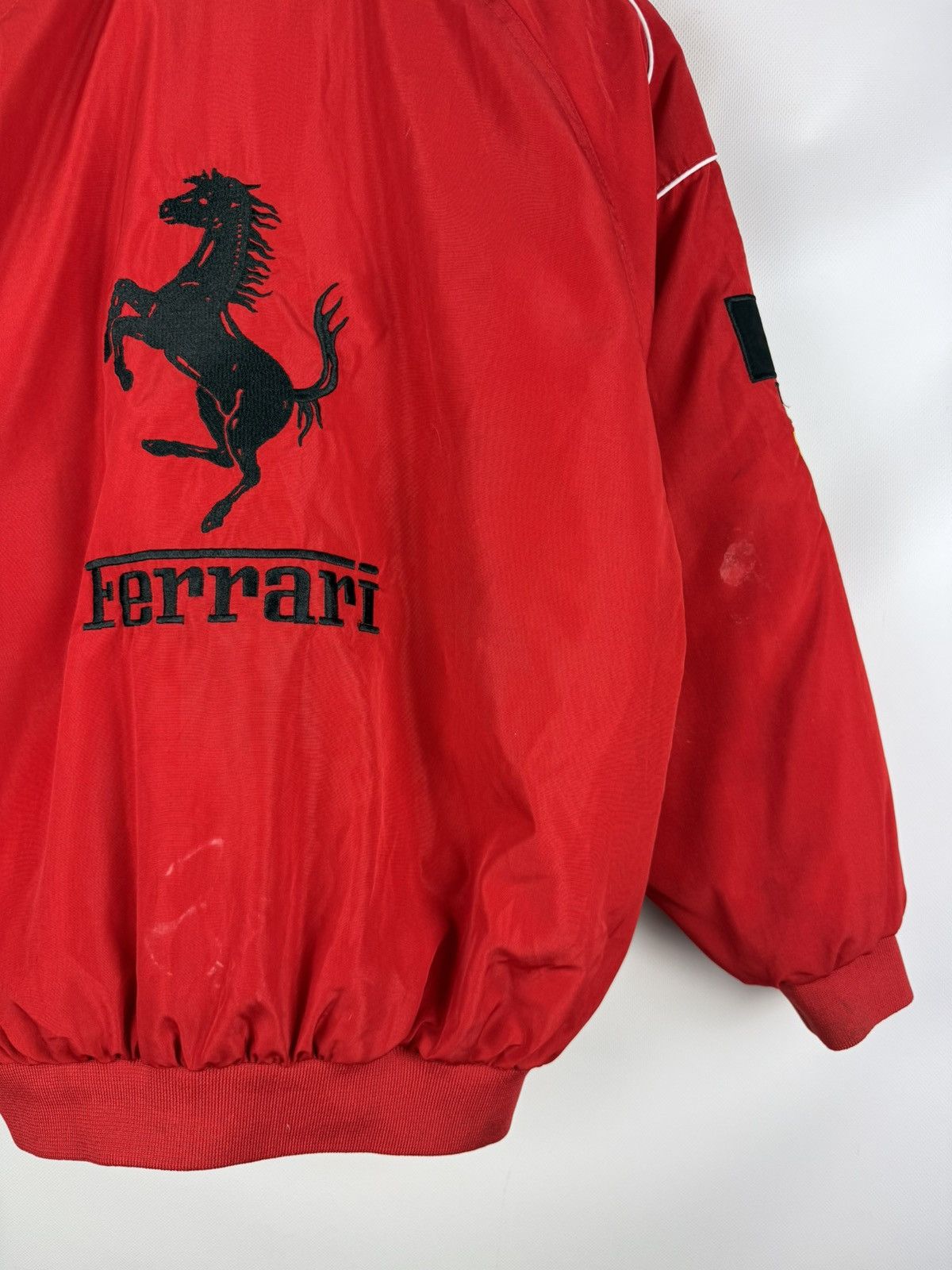 Ferrari Ferrari F1 Scuderia Overprinted Racing Bomber Jacket Size US S / EU 44-46 / 1 - 18 Thumbnail