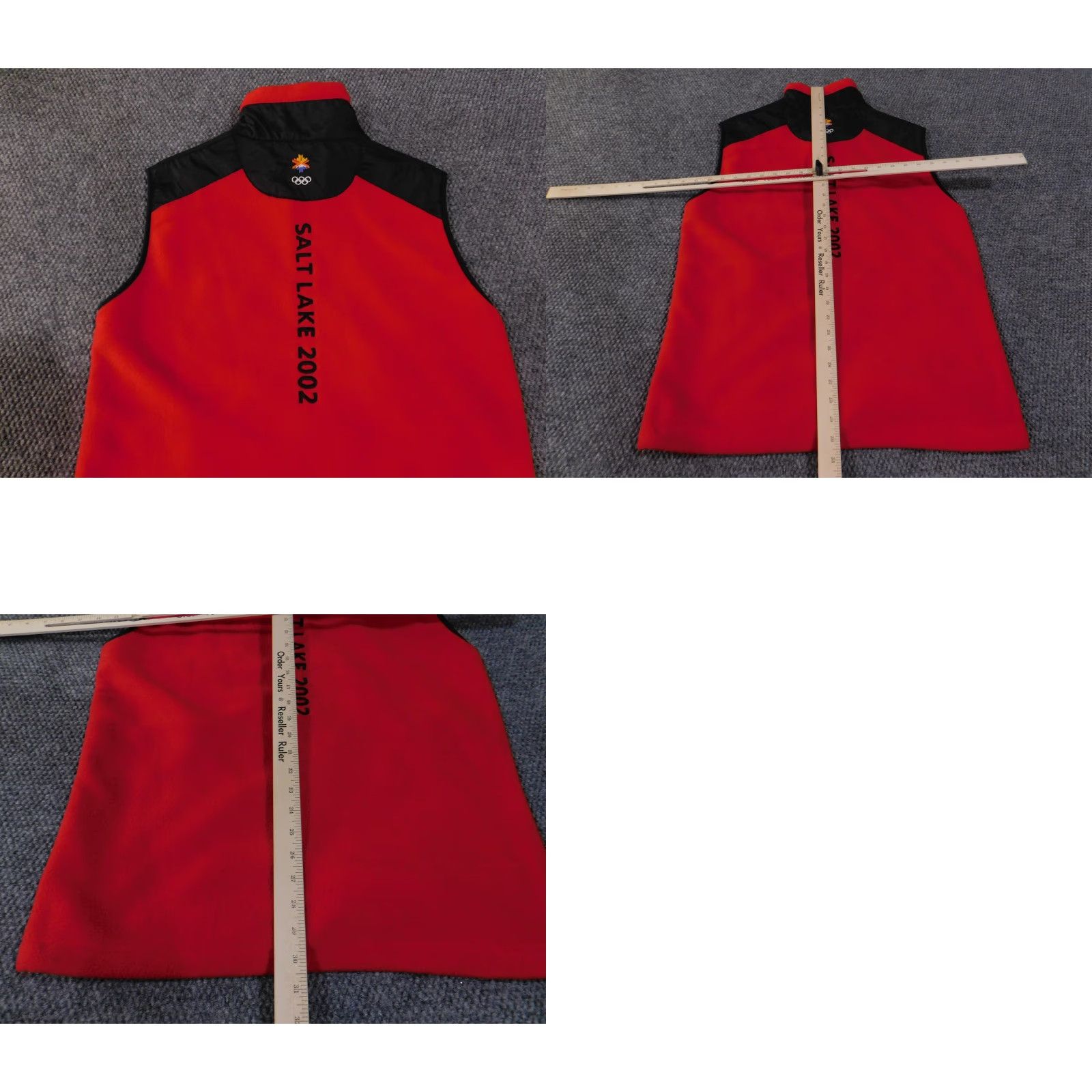 Vintage VINTAGE Coca-Cola Vest Mens Small Red Salt Lake 2002 Olympic Fleece Winter Games 90s Size US S / EU 44-46 / 1 - 9 Thumbnail