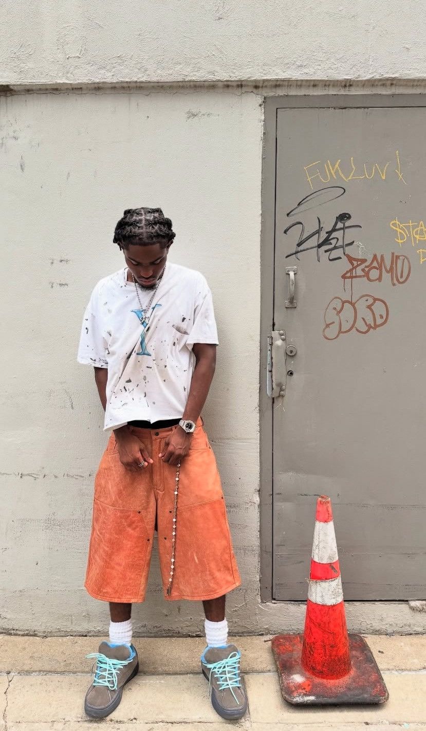 The GV Gallery MOJAVE LEATHER SHORTS Size US 29 - 7 Thumbnail