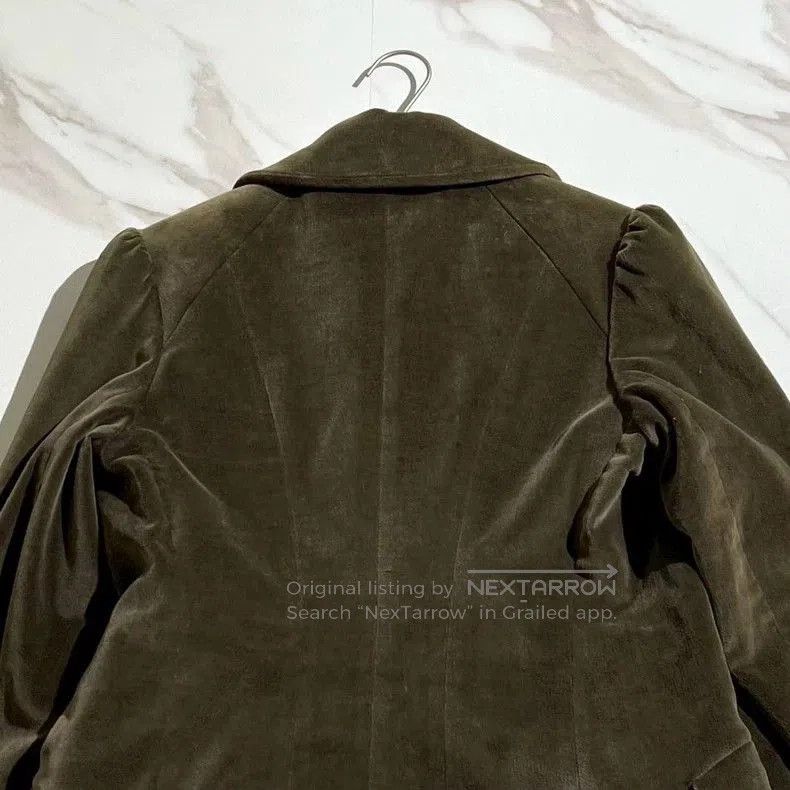 Vivienne Westwood Vivienne Westwood Green Velvet Coat. Size US L / EU 52-54 / 3 - 3 Thumbnail