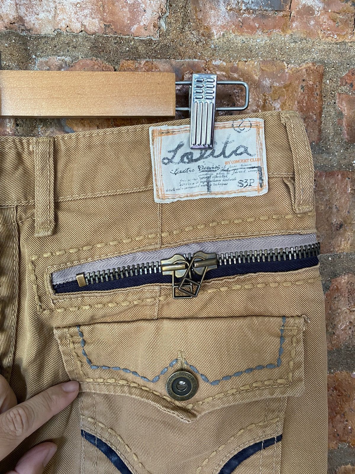 20471120 Lolita Jeans x Yoshitomo Nara big flap pocket pants Size US 31 - 4 Thumbnail