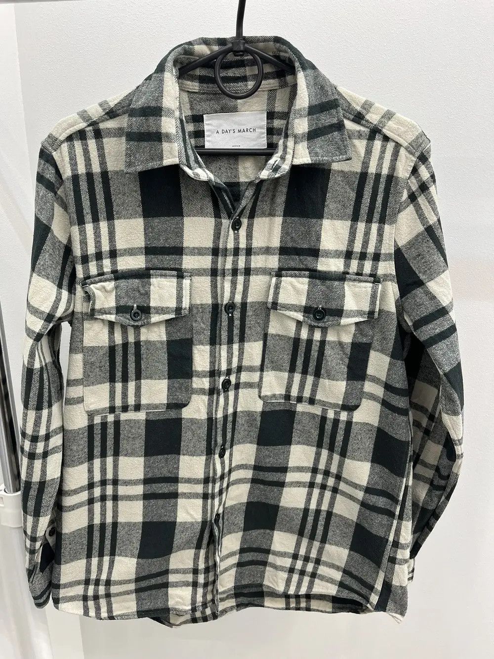 A Day's March A Day's March Flannel Double Pockets Overshirt Jacket Size US M / EU 48-50 / 2 - 1 Thumbnail