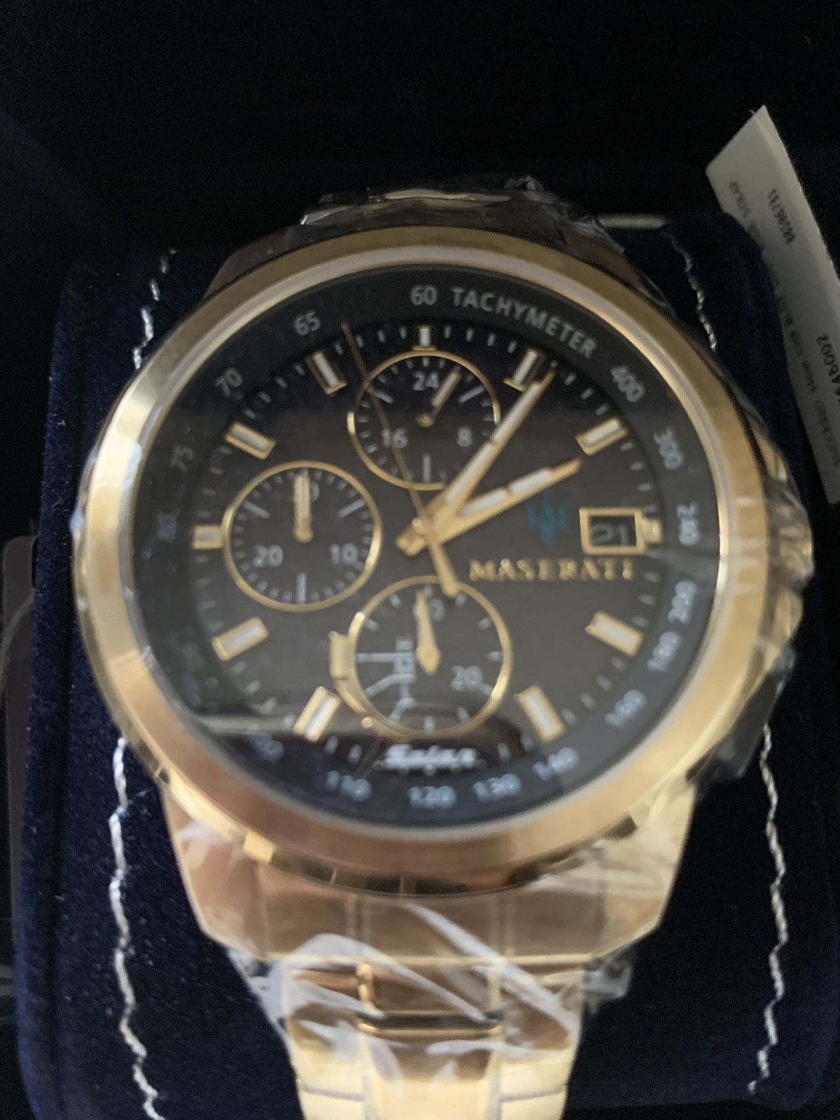 Maserati Maserati Men’s Golden Watch Sfida Collection Size ONE SIZE - 5 Thumbnail