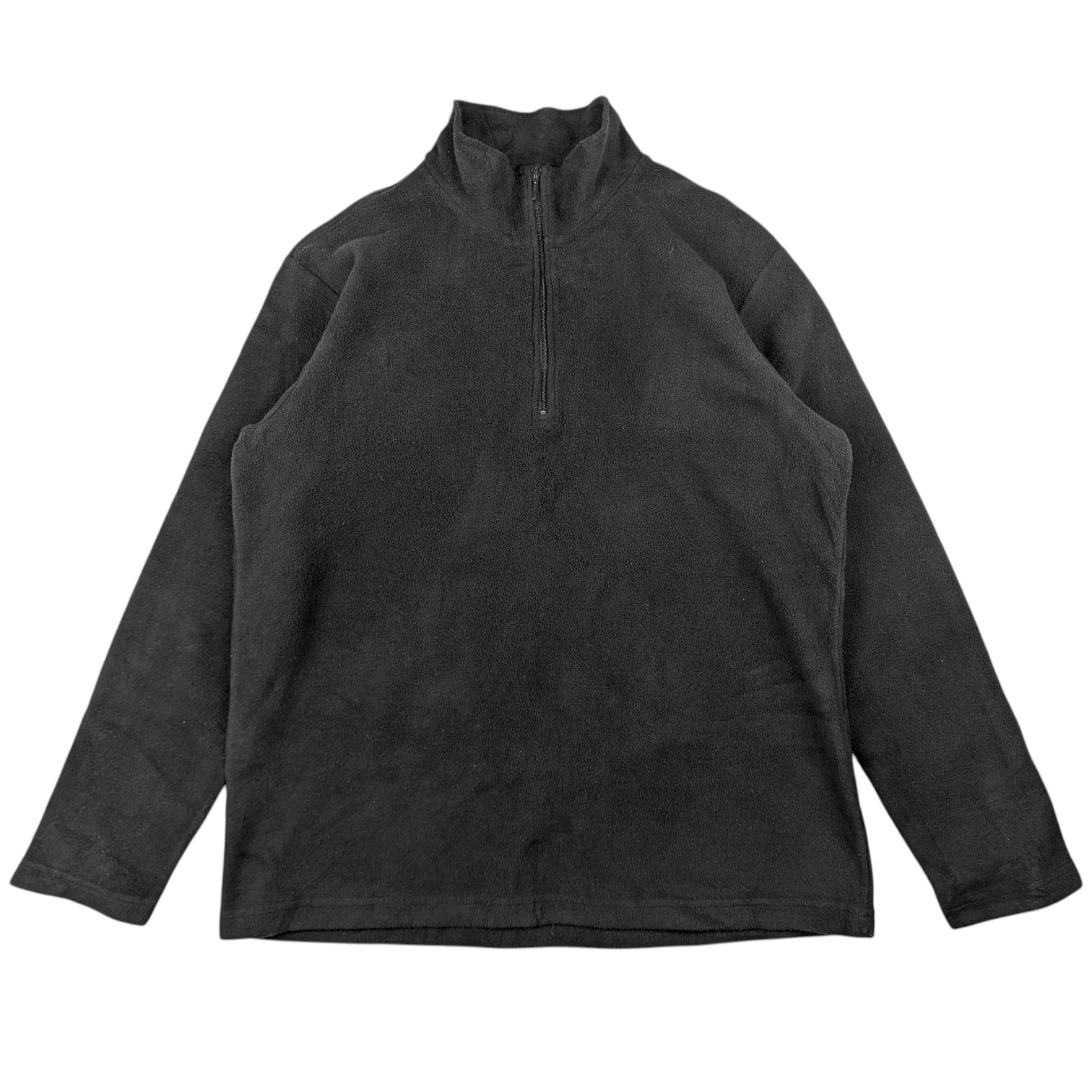 Uniqlo Vintage 90's UNIQLO Dark Grey Fleece Jumper Sweatshirt Size US L / EU 52-54 / 3 - 2 Thumbnail