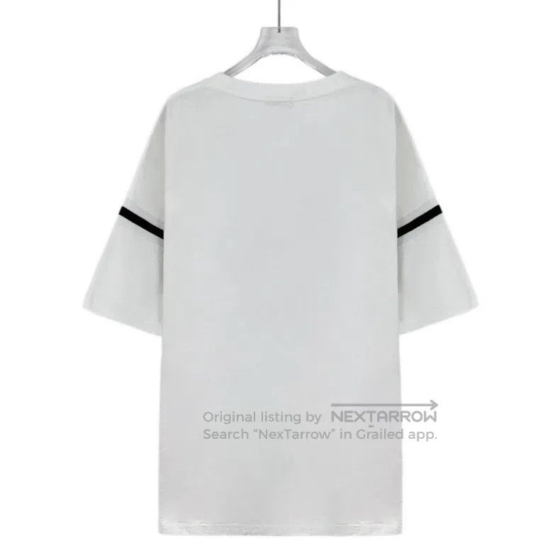 Dior Dior White logo alphanumeric printed cotton round-neck sho Size US XL / EU 56 / 4 - 2 Thumbnail