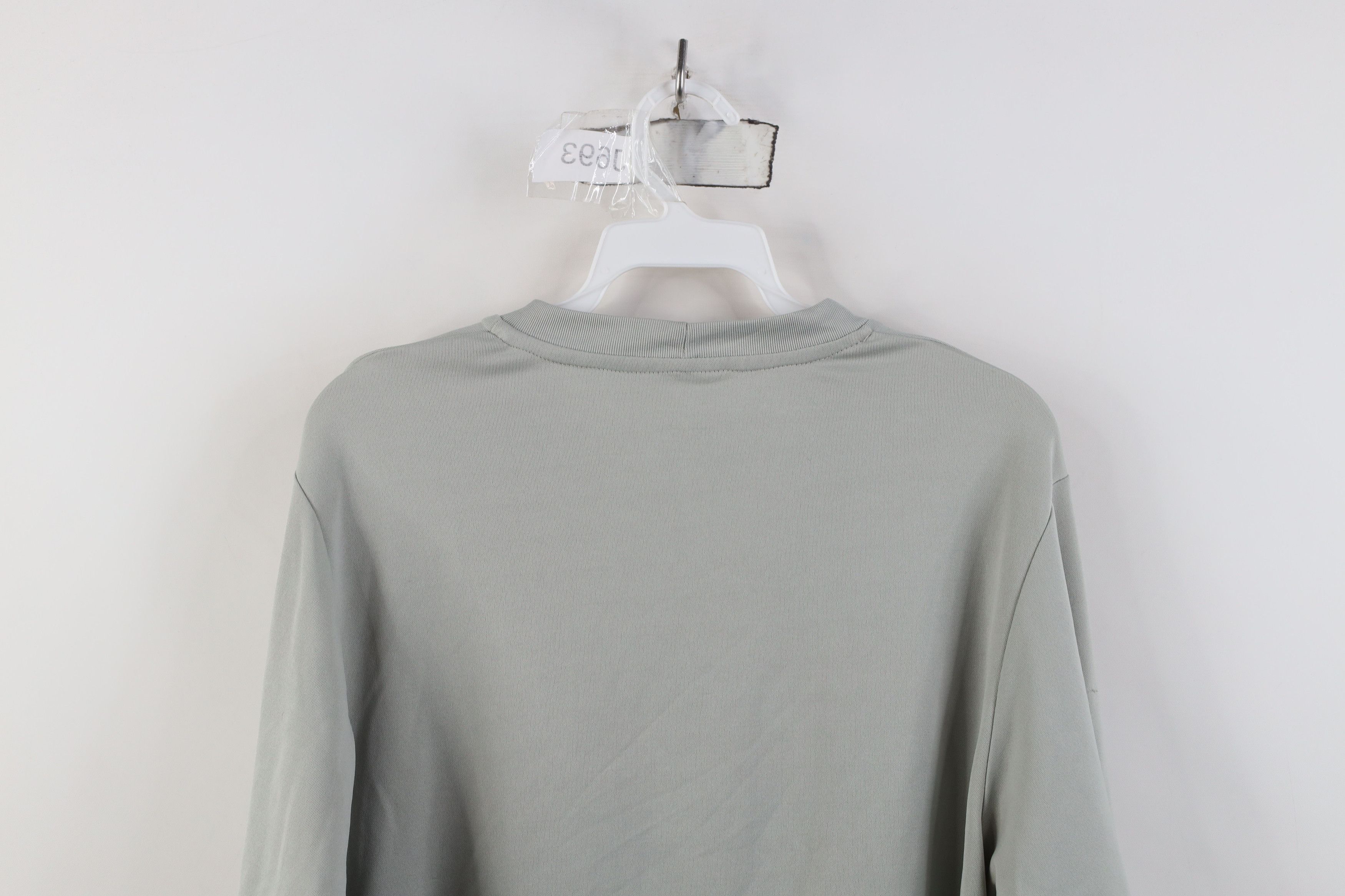 Nike Vintage Y2K Nike Swoosh Knit Long Sleeve T-Shirt Gray USA Size US M / EU 48-50 / 2 - 12 Thumbnail