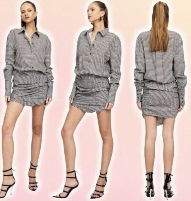 Lioness Lioness Moss 90's Dress Check Black / White ( S ) Size S / US 4 / IT 40 - 1 Thumbnail