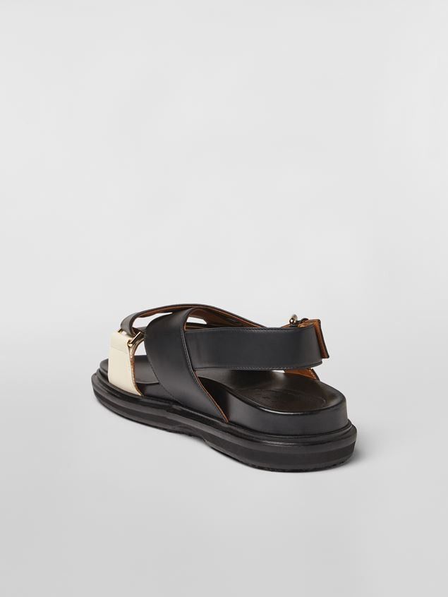 Marni o1f1d3z0825 Criss Cross Sandals in Black Size US 8 / IT 38 - 3 Thumbnail