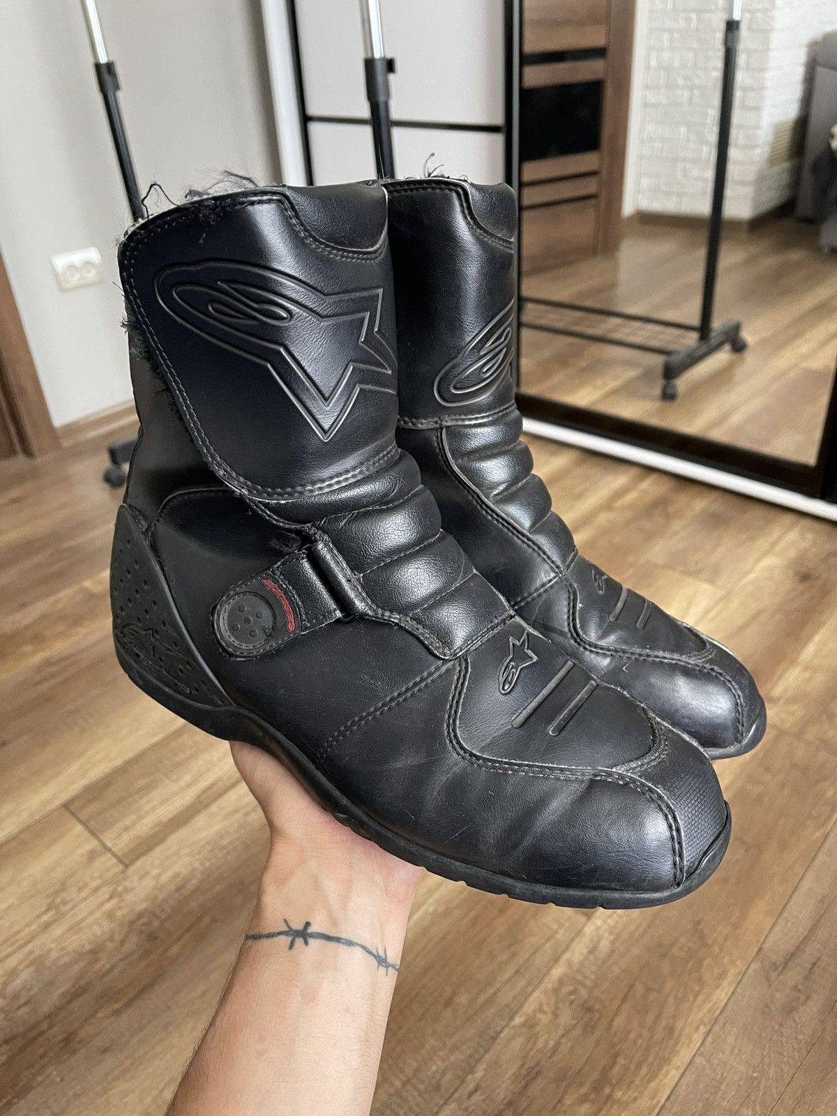 Alpinestars Alpinestars Leather Moto Boots Shoes Size US 11.5 / EU 44-45 - 1 Thumbnail