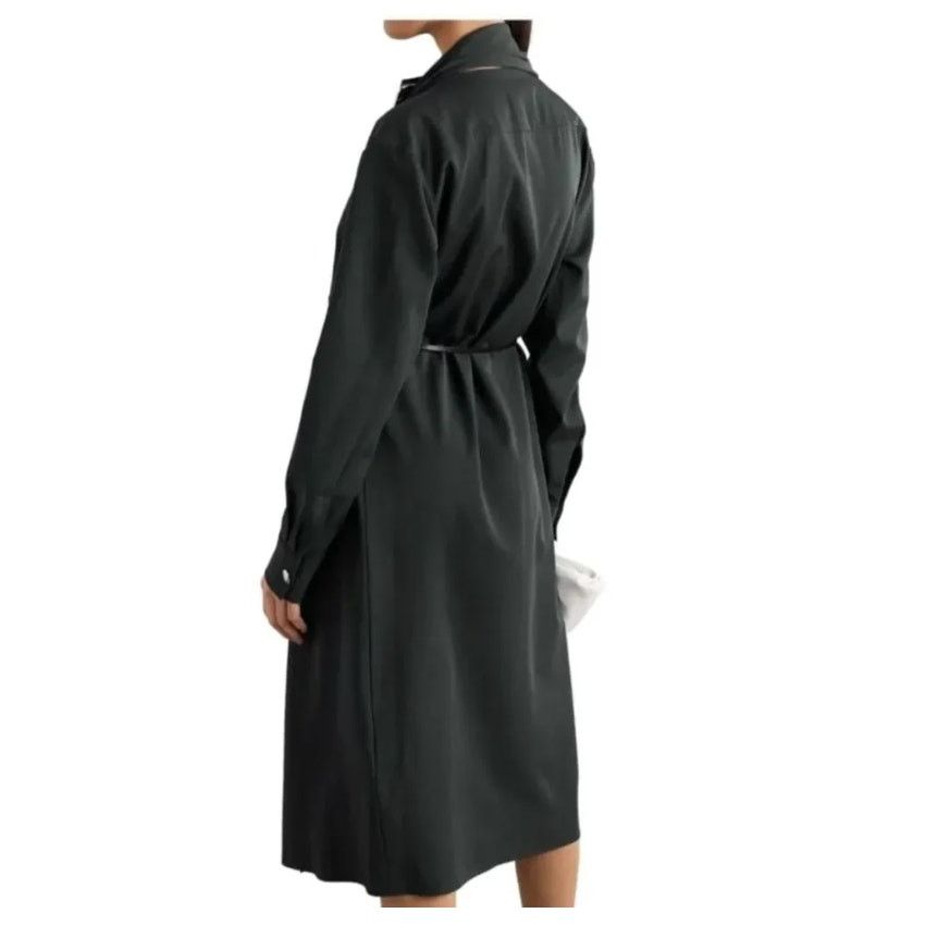 Bottega Veneta Bottega Veneta Pre-Spring 2020 Green - Silver Wrap Dress Size M / US 6-8 / IT 42-44 - 2 Thumbnail