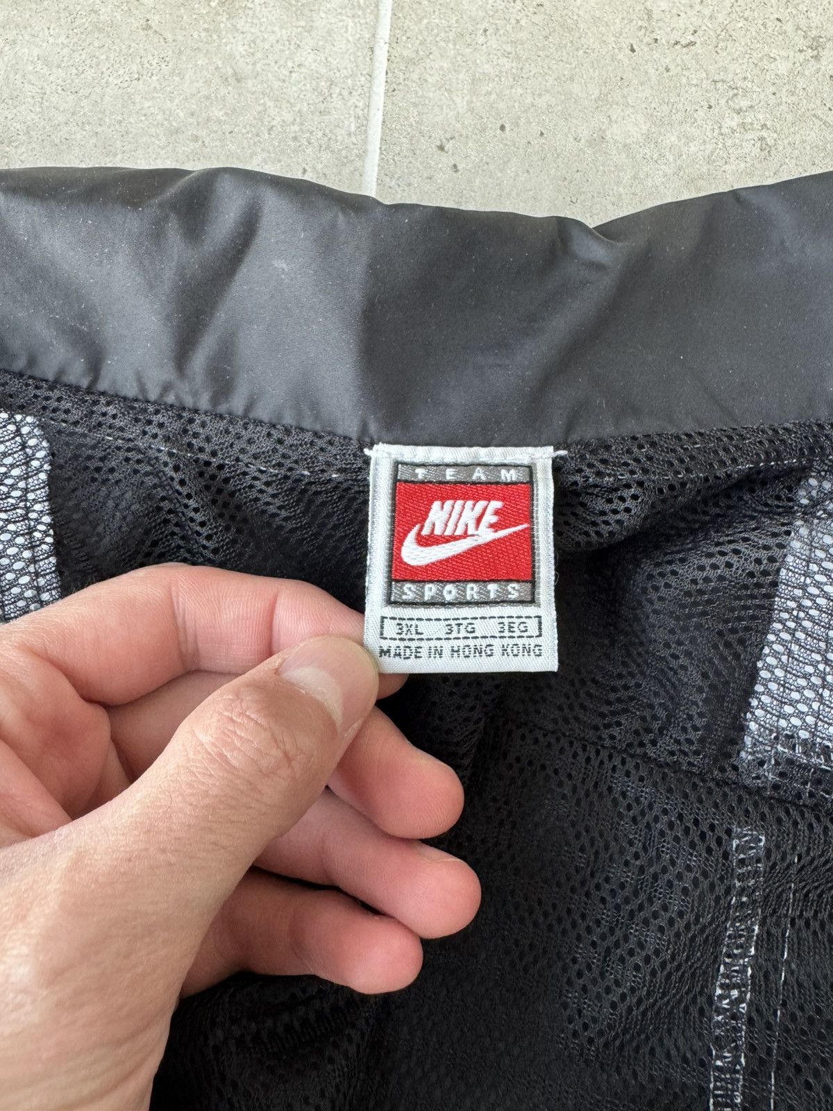 Nike × Vintage Vintage Y2K Nike Team Drill Nylon Swoosh Tracksuit Size US XXL / EU 58 / 5 - 9 Thumbnail