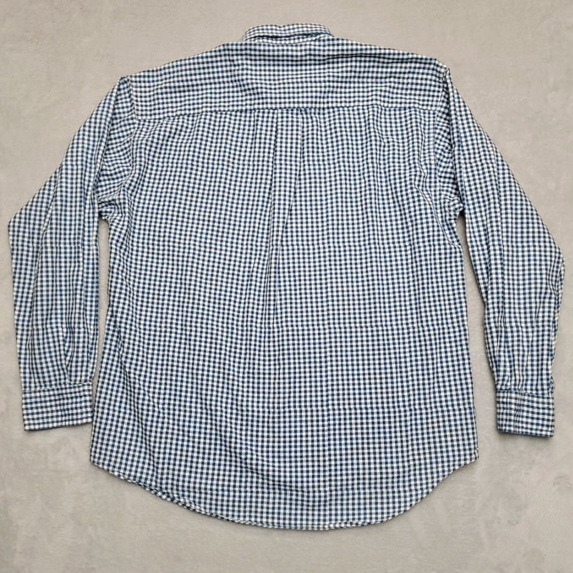 Northern Reflections VINTAGE Northern Reflections Shirt Mens L Blue Gingham Check Long Sleeve Shirt Canada Size US L / EU 52-54 / 3 - 6 Thumbnail
