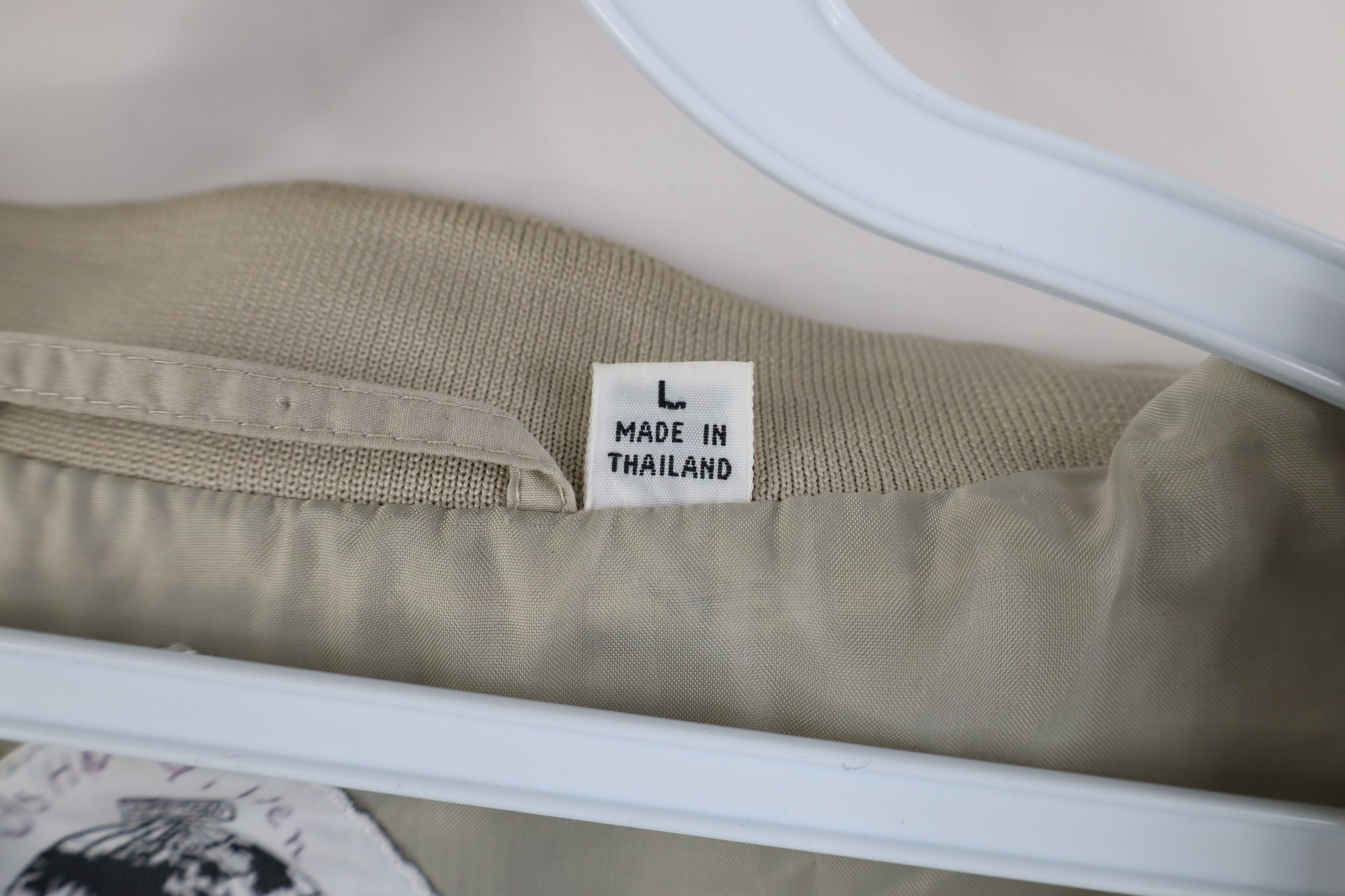 Vintage Vintage 80s 90s Streetwear Cafe Racer Bomber Jacket Beige Size US L / EU 52-54 / 3 - 11 Thumbnail