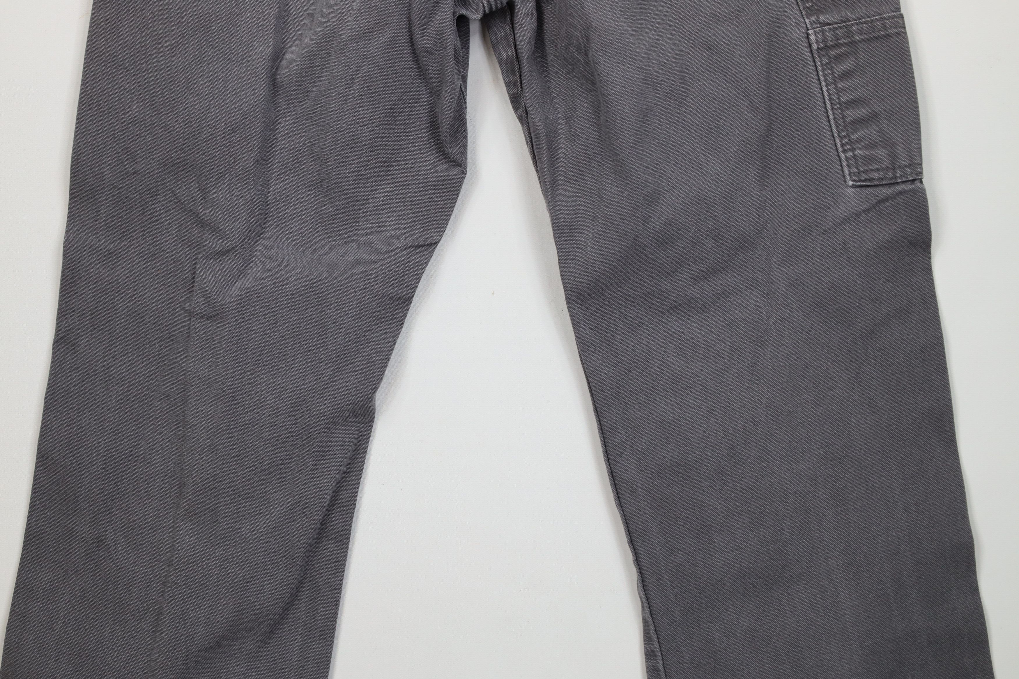 Dickies Vintage Dickies Canvas Wide Leg Dungaree Pants Gray Size US 36 / EU 52 - 12 Thumbnail