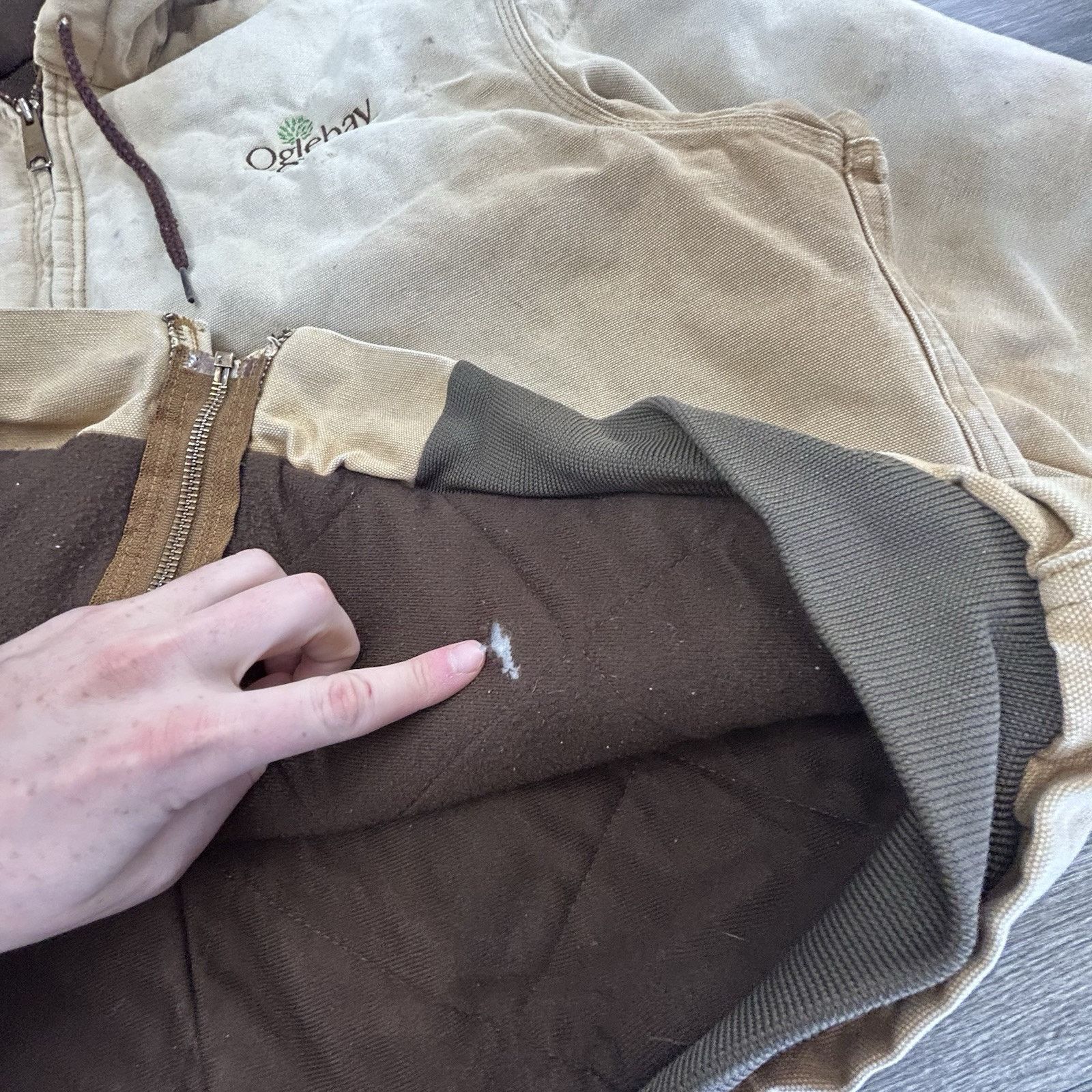 Carhartt Vintage Workwear Canvas Jacket Wear Guard Hooded 90s Size US L / EU 52-54 / 3 - 6 Thumbnail