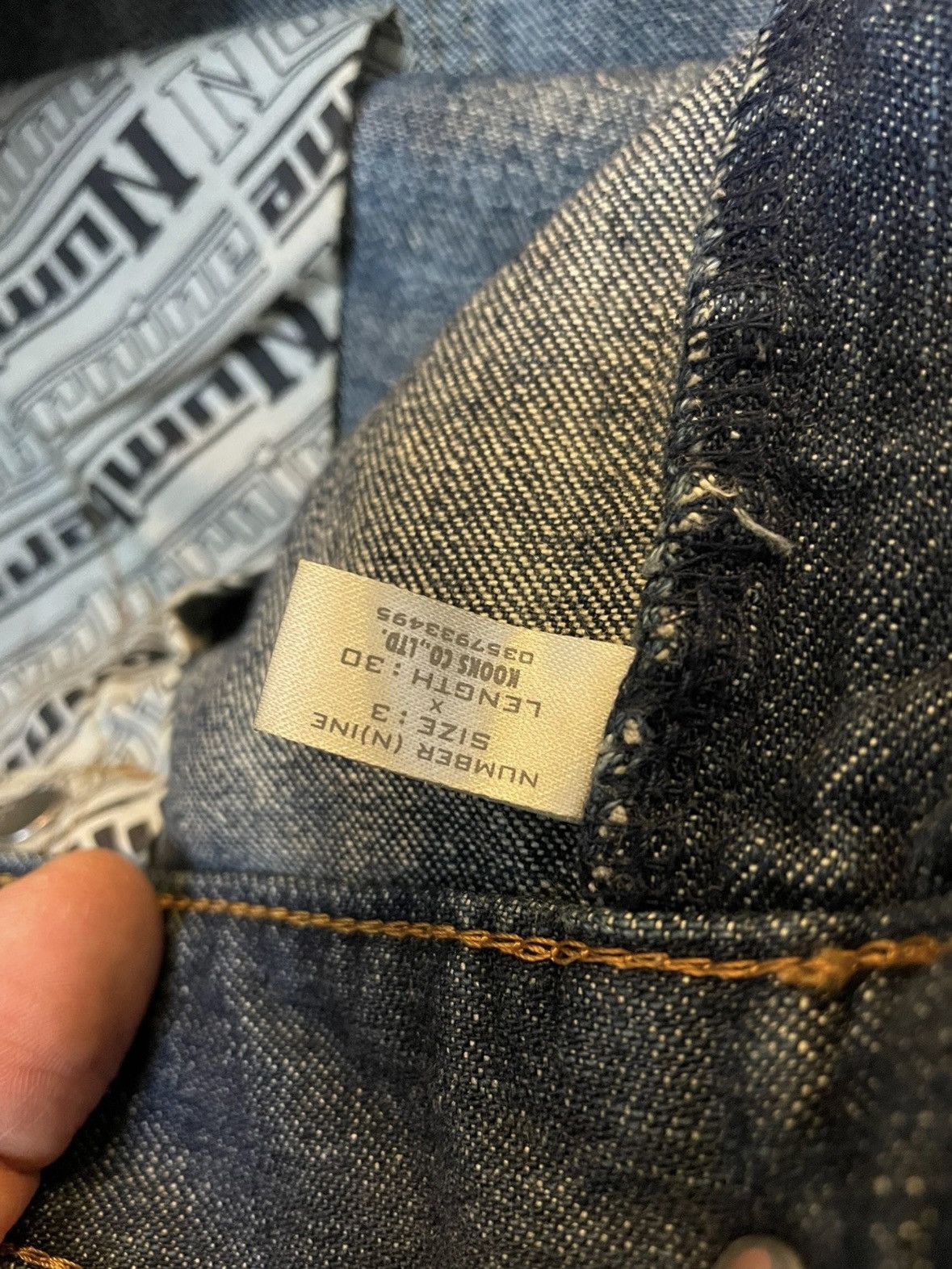 Number (N)ine Number (n)ine ss03 denim jeans Size US 30 / EU 46 - 8 Thumbnail