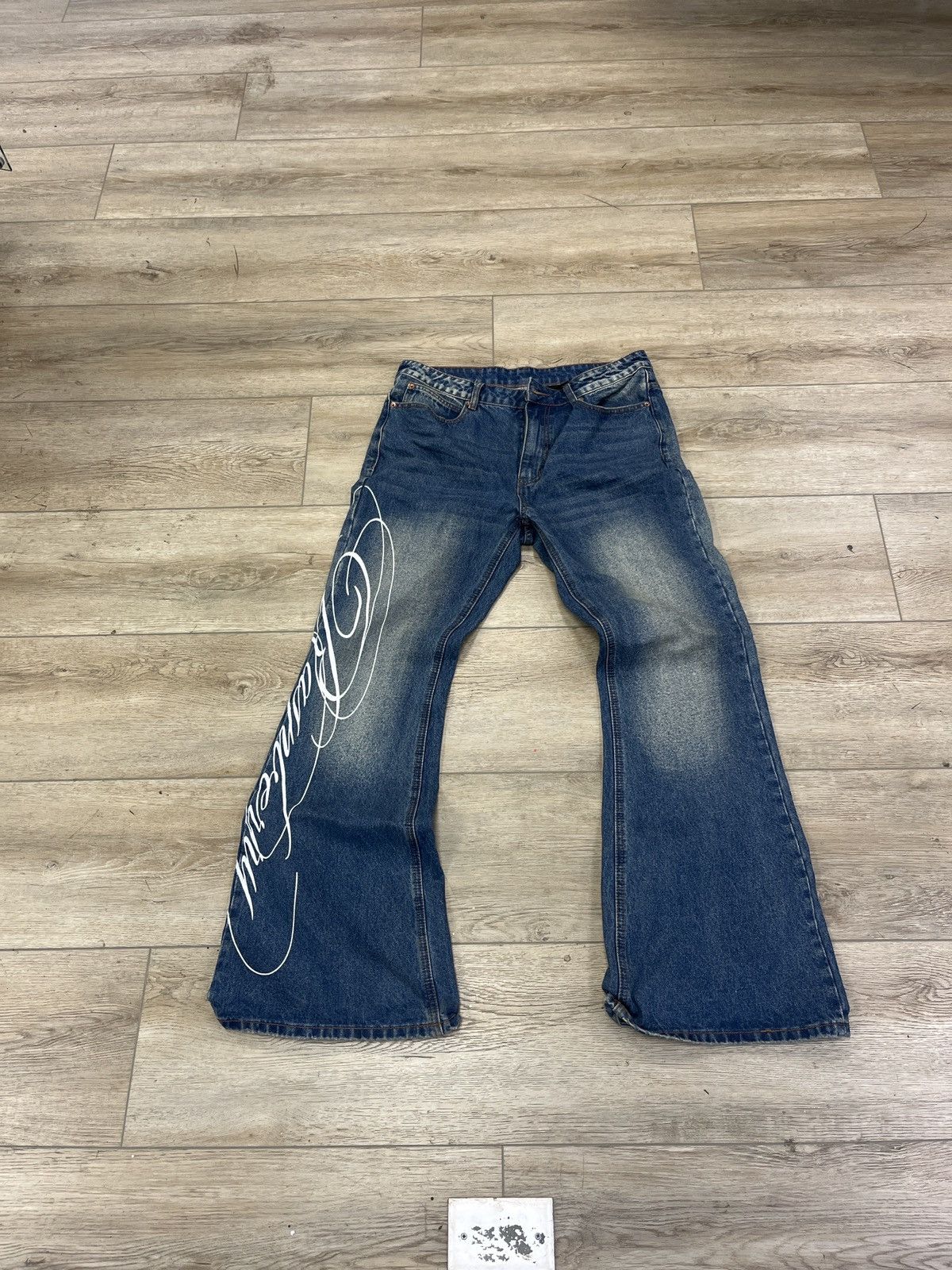 The GV Gallery GV gallery Raspberry Denim flare Jeans Size US 33 - 1 Thumbnail