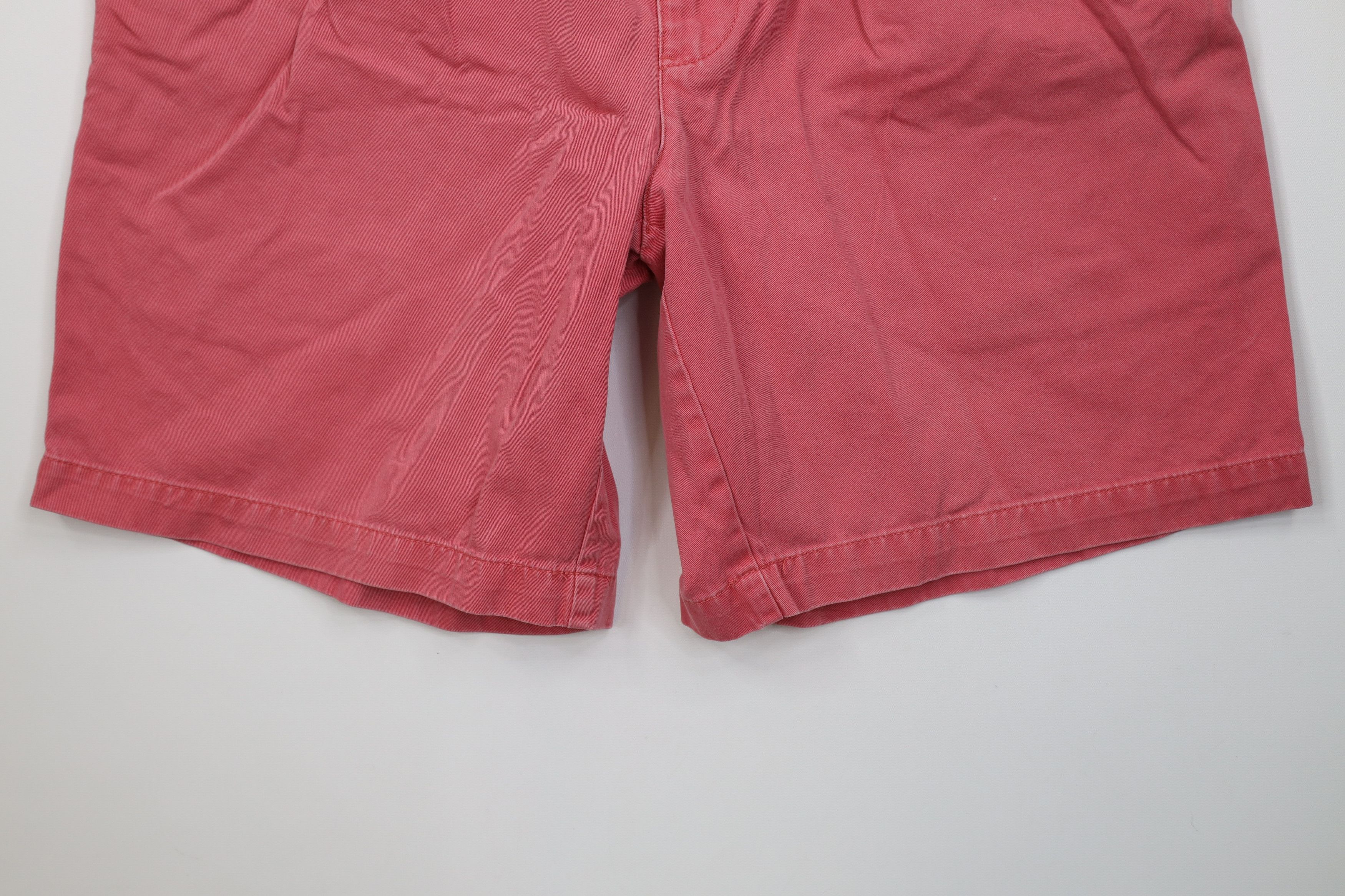 Ralph Lauren Vintage 90s Ralph Lauren Above Knee Chino Golf Shorts Pink Size US 34 / EU 50 - 4 Thumbnail