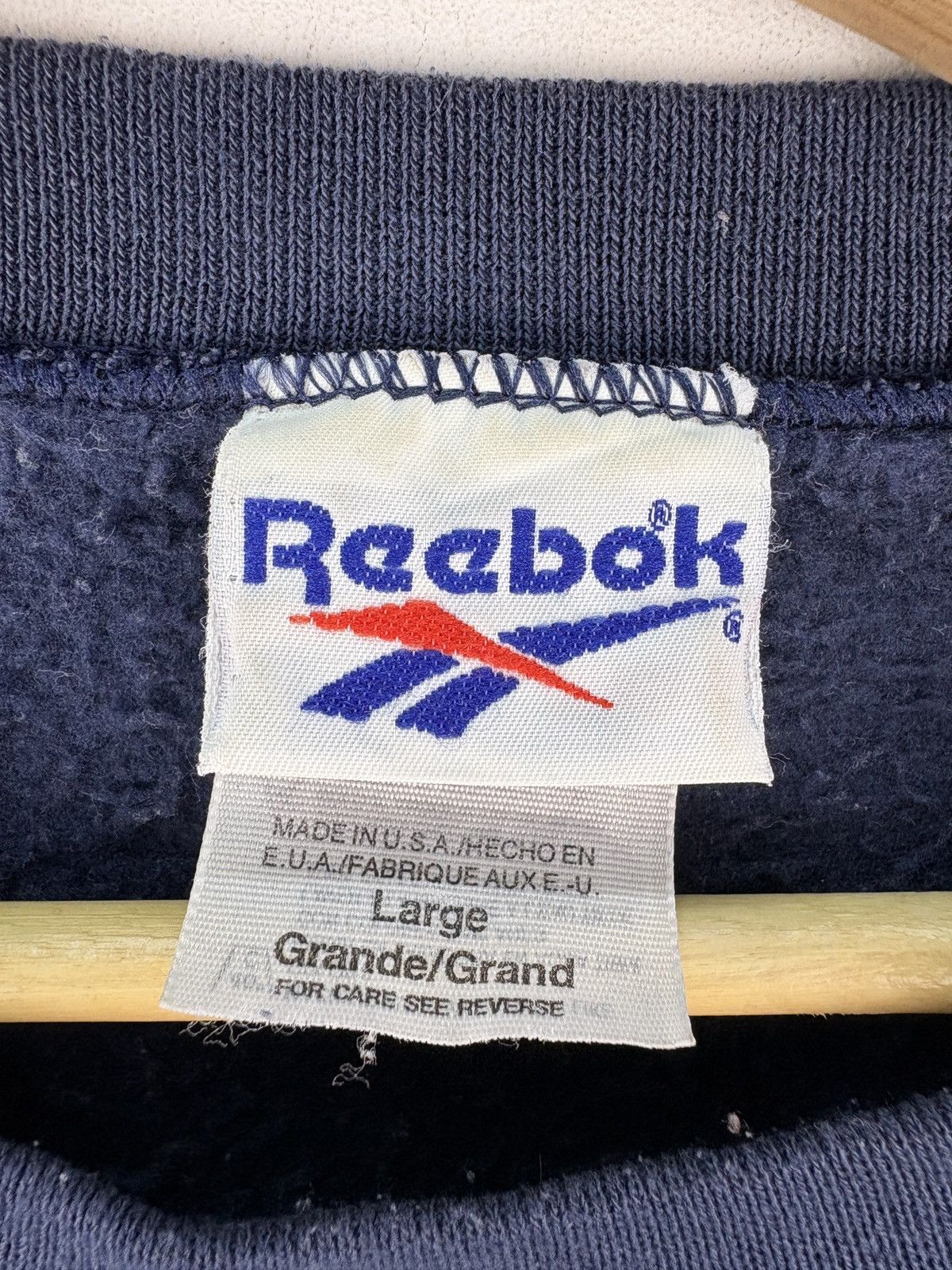 Reebok Vintage 80s Reebok Big Logo Sweatshirt Crewneck Size US L / EU 52-54 / 3 - 7 Thumbnail