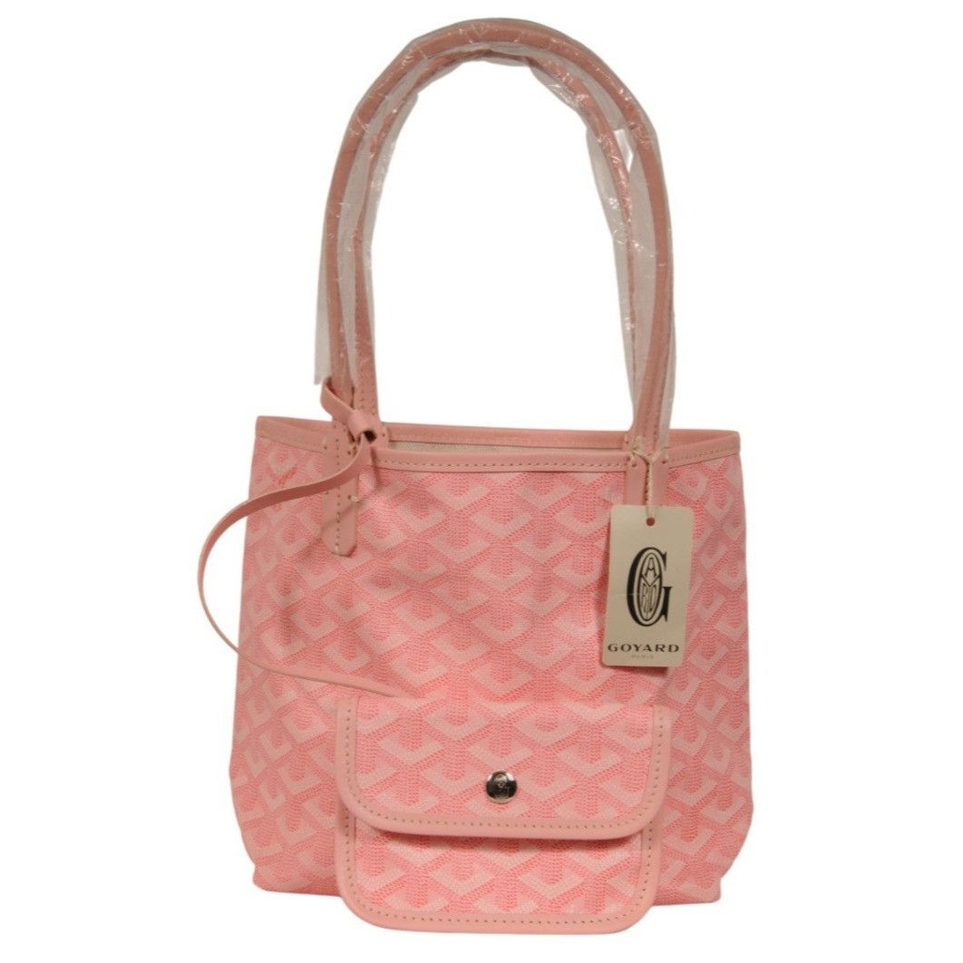 Goyard Mini Anjou Tote Bag Pink Goyardine Reversible Canvas Size ONE SIZE - 1 Thumbnail
